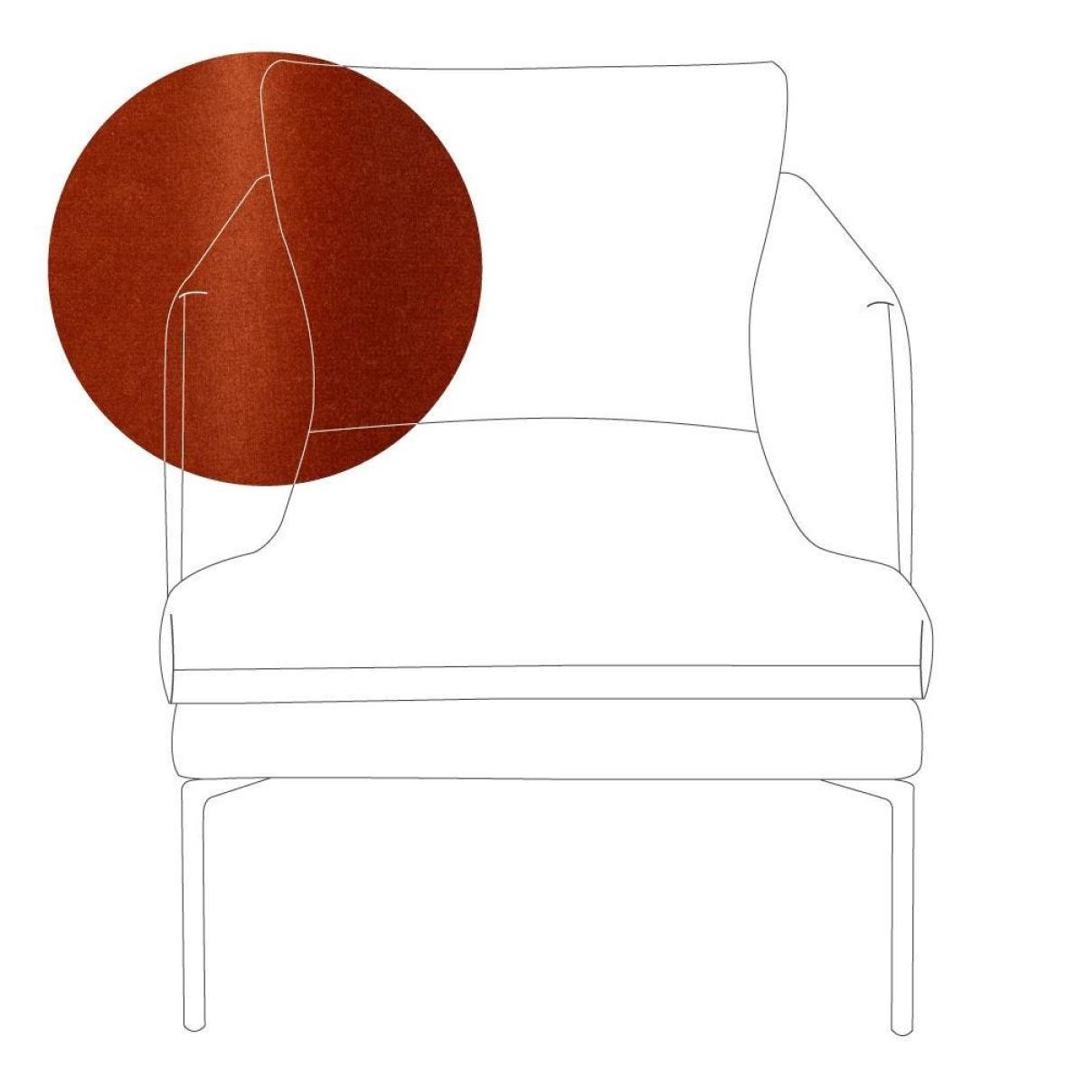 Heal's Matera Armchair Siena Cotton Clay Black Feet - Heal's UK Furniture – image 14