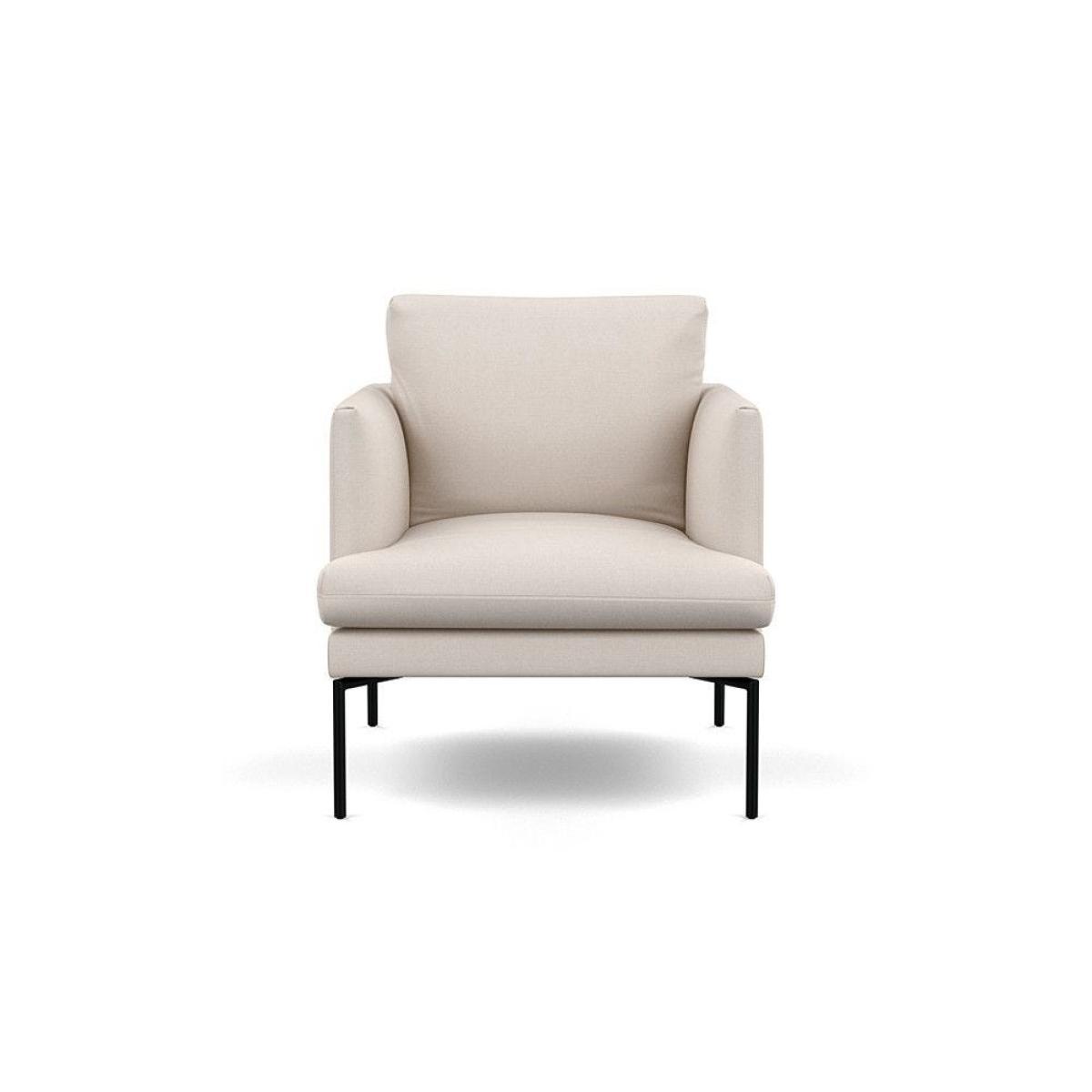 Heal's Matera Armchair Siena Cotton Clay Black Feet - Heal's UK Furniture – image 17