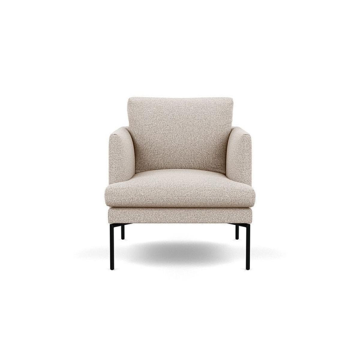 Heal's Matera Armchair Siena Cotton Clay Black Feet - Heal's UK Furniture – image 18