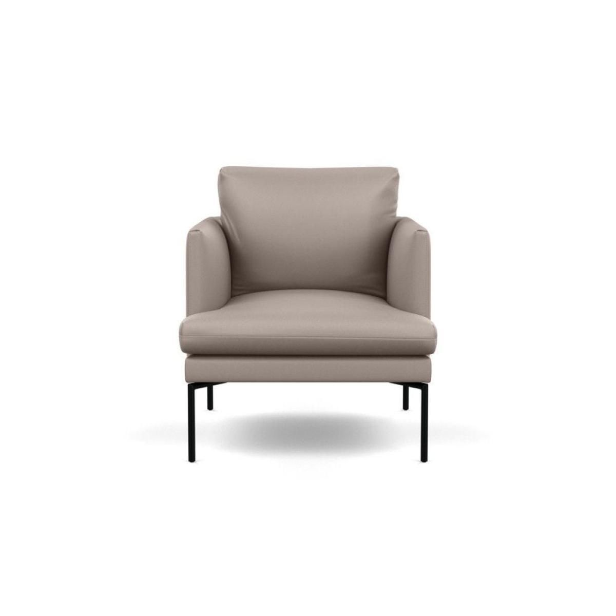 Heal's Matera Armchair Siena Cotton Clay Black Feet - Heal's UK Furniture – image 19