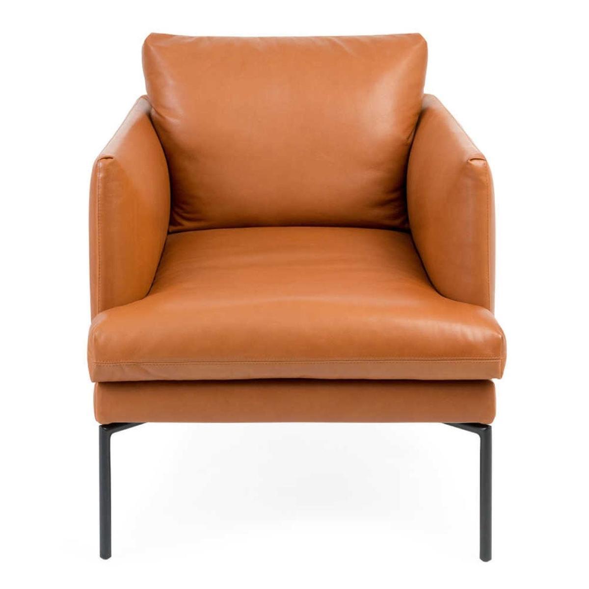 Heal's Matera Armchair Siena Cotton Clay Black Feet - Heal's UK Furniture – image 22