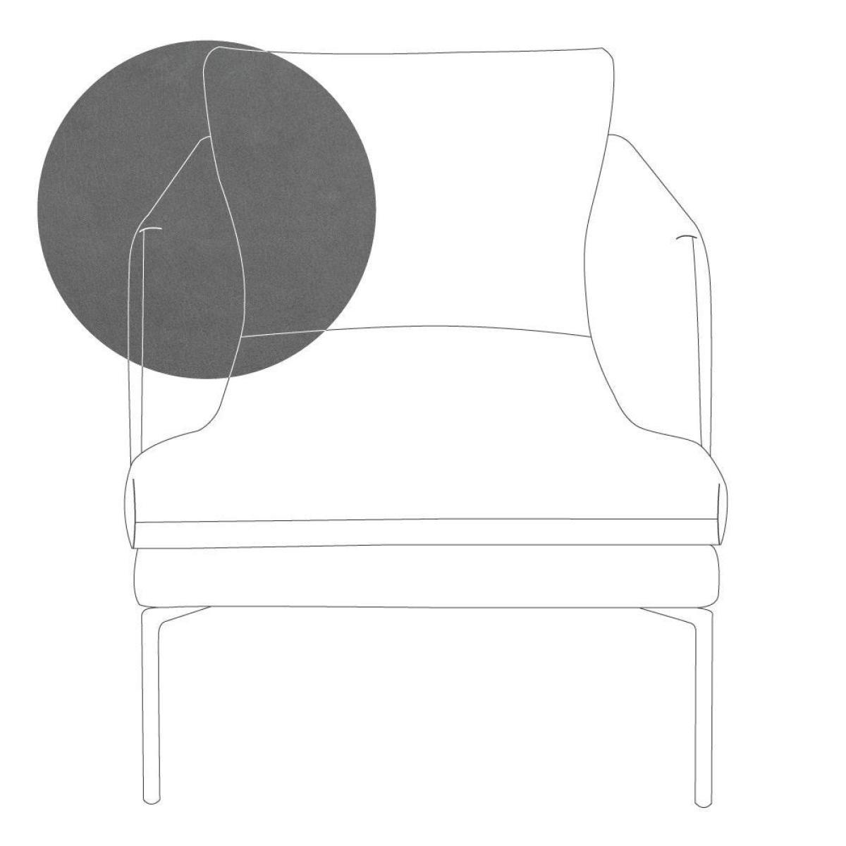 Heal's Matera Armchair Siena Cotton Clay Black Feet - Heal's UK Furniture – image 23