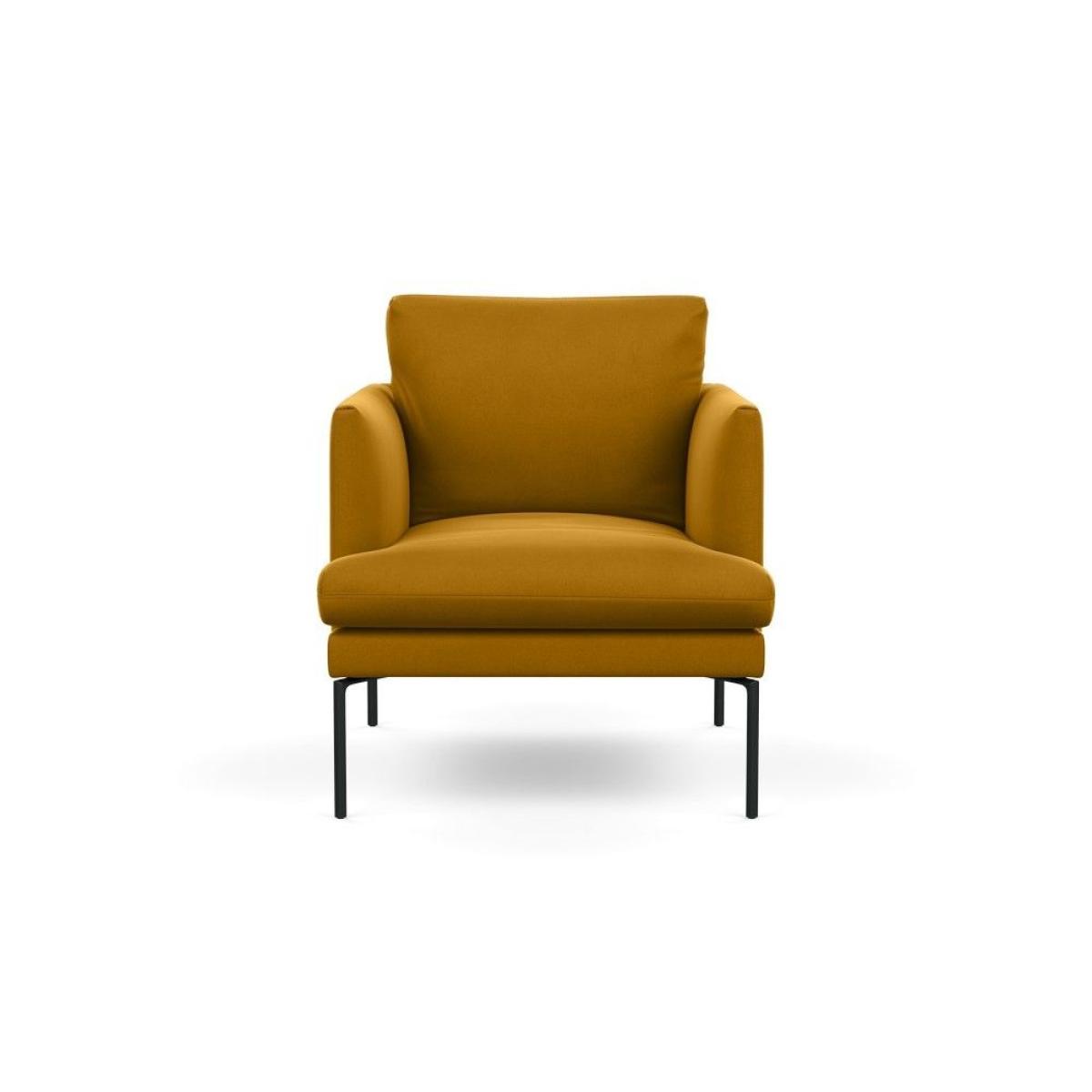 Heal's Matera Armchair Siena Cotton Clay Black Feet - Heal's UK Furniture – image 24