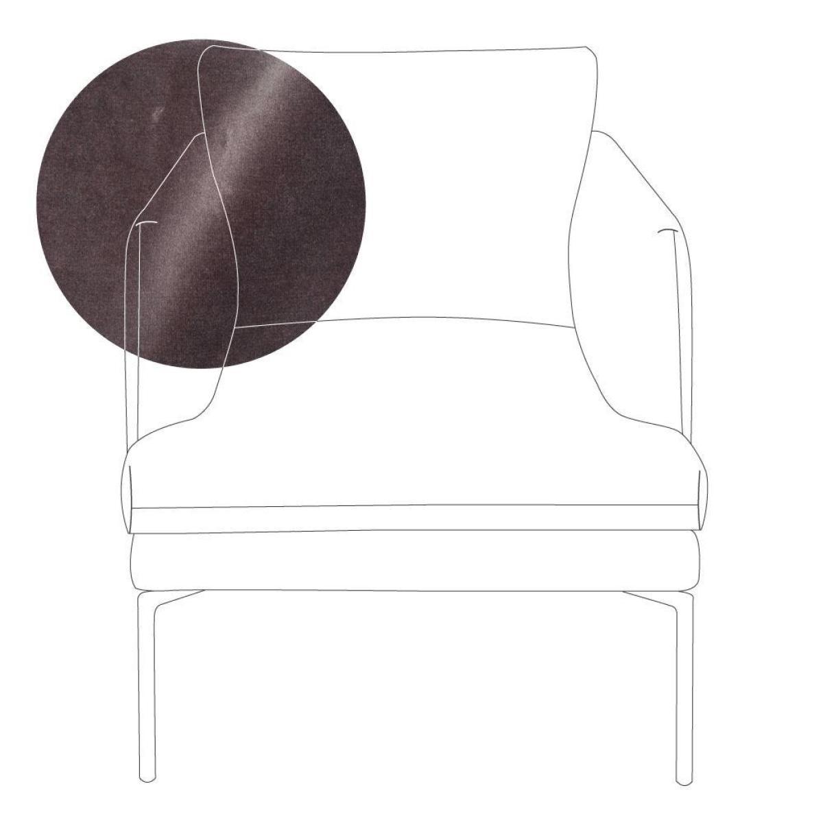 Heal's Matera Armchair Siena Cotton Clay Black Feet - Heal's UK Furniture – image 26