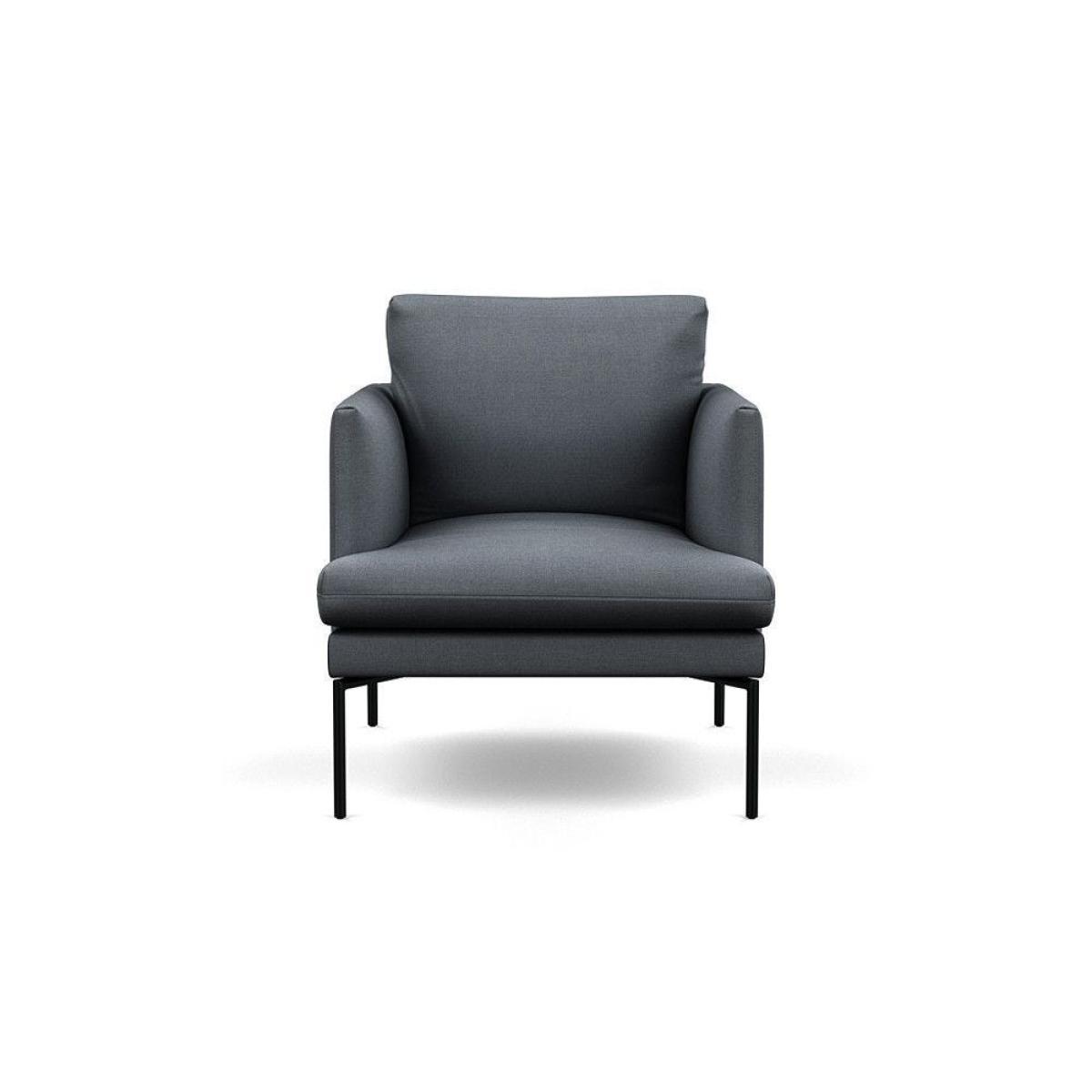 Heal's Matera Armchair Siena Cotton Clay Black Feet - Heal's UK Furniture – image 6