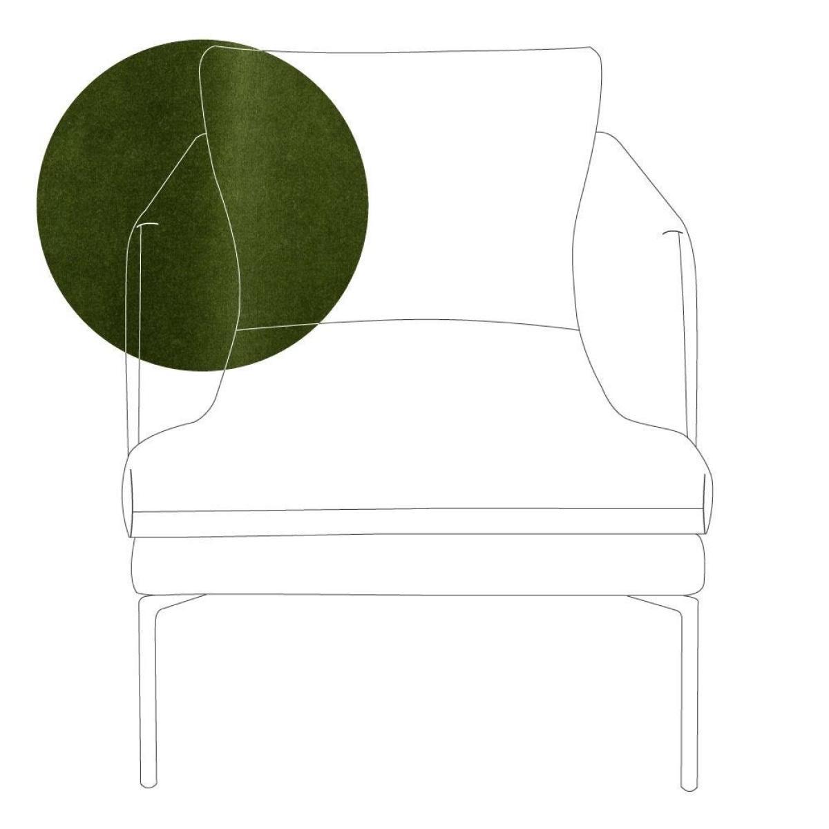 Heal's Matera Armchair Siena Cotton Clay Black Feet - Heal's UK Furniture – image 8