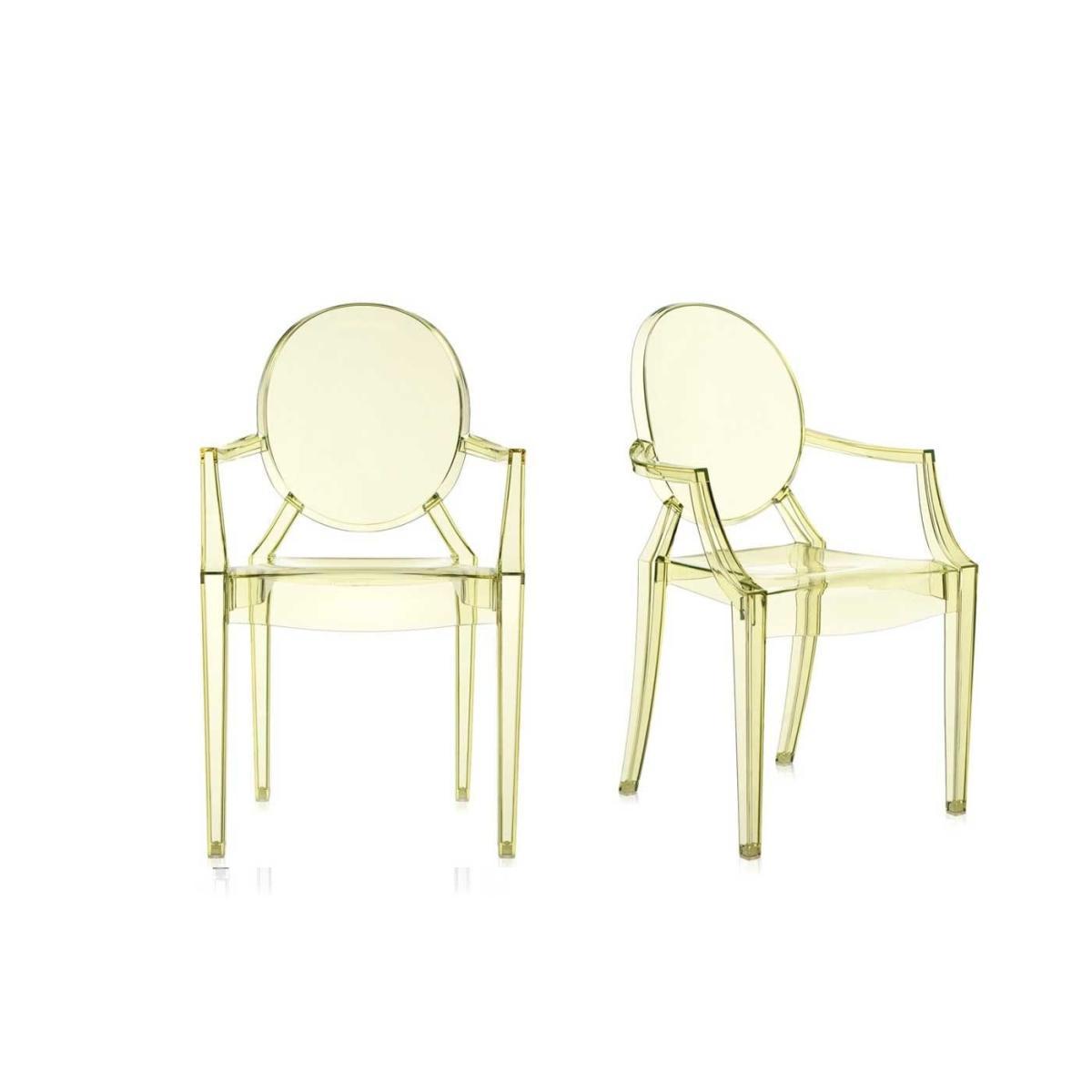 Kartell Louis Ghost Armchair Smoke Grey Minimum of 2 only - Heal's UK Furniture – image 5