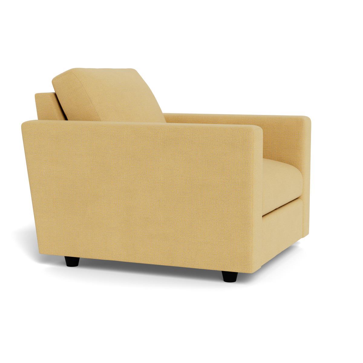 Heal's Nimbus II Armchair Tejo Recycled Ochre Black Feet - Heal's UK Furniture – image 2