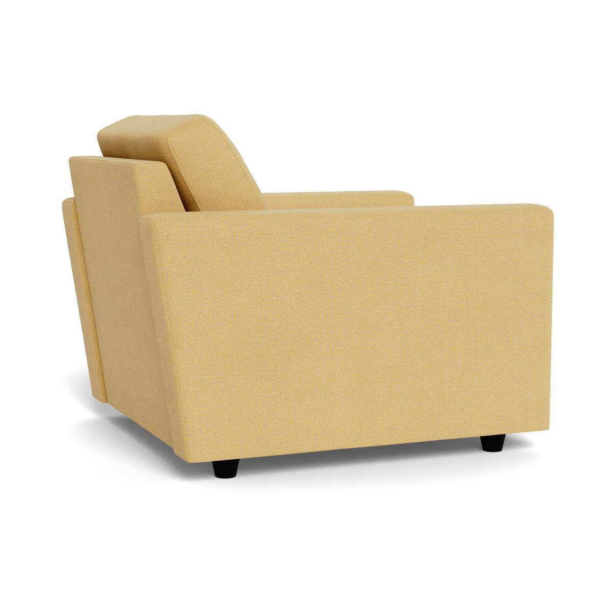 Heal's Nimbus II Armchair Tejo Recycled Ochre Black Feet - Heal's UK Furniture – image 4