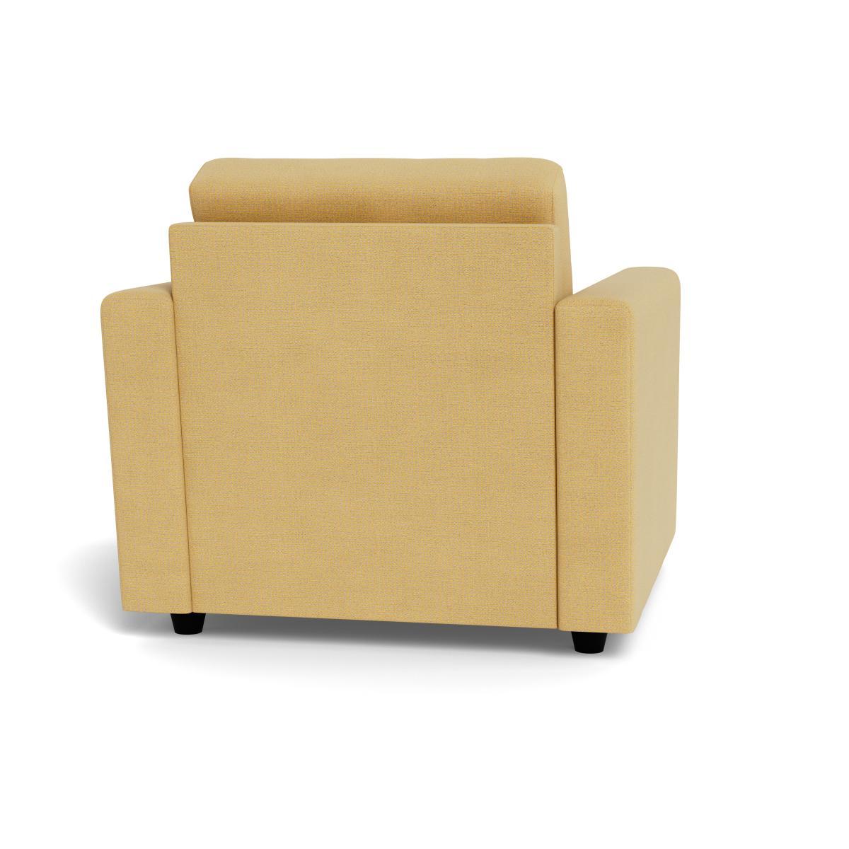 Heal's Nimbus II Armchair Tejo Recycled Ochre Black Feet - Heal's UK Furniture – image 5