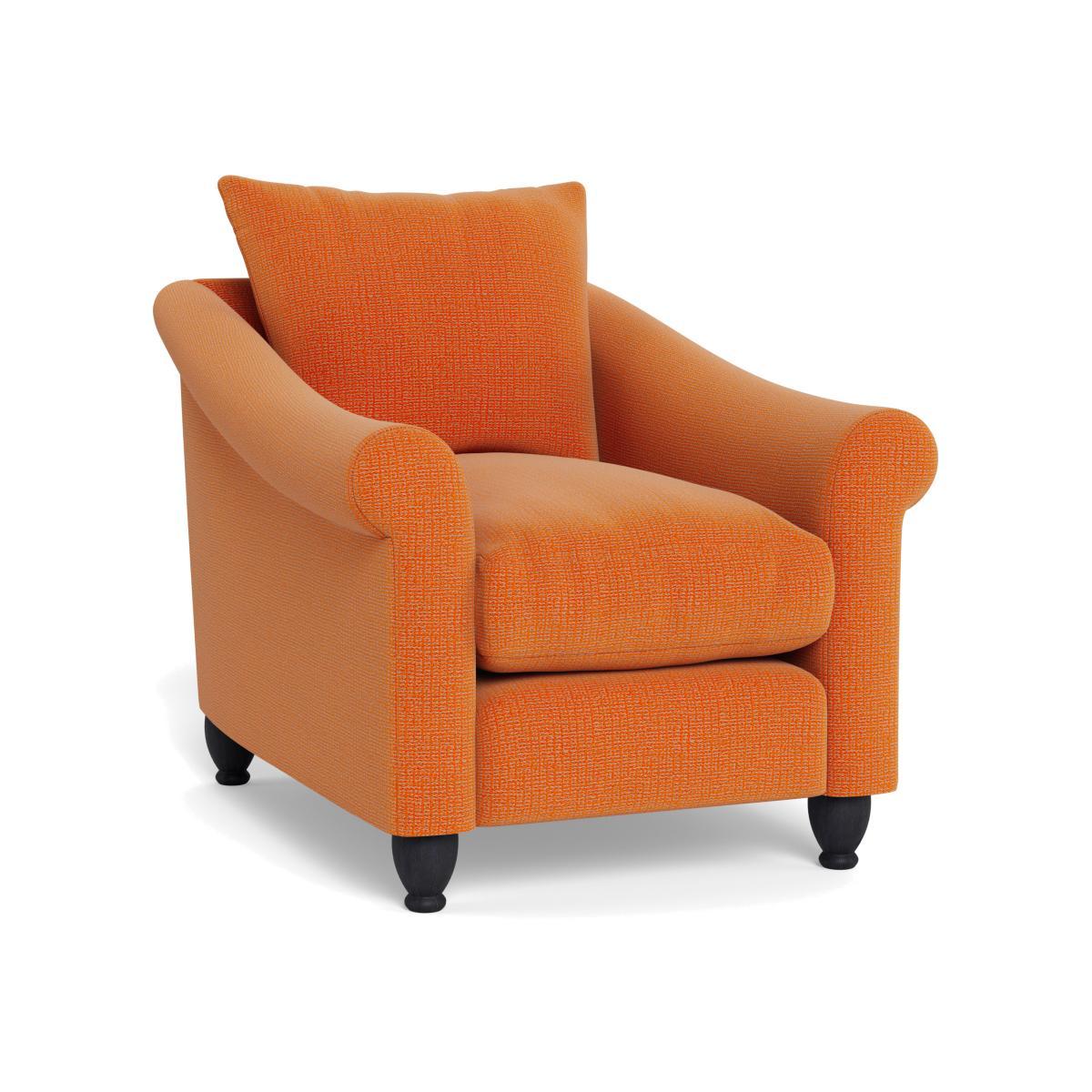 Heal's Devon Armchair Tejo Recycled Zinnia Walnut Stain Beech Feet - Heal's UK Furniture – image 1
