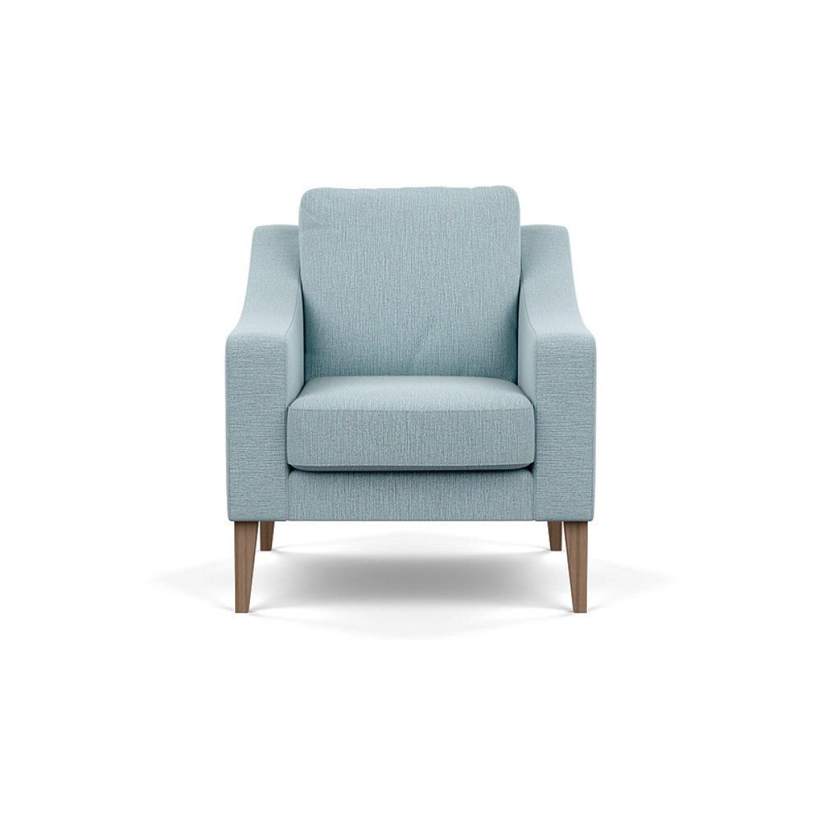 Heal's Richmond Armchair Smart Linen Mix Duck Egg Tinted Ash Feet – image 2