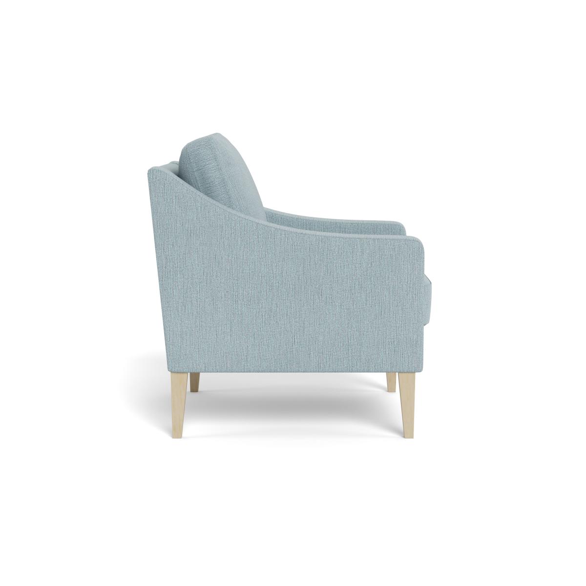 Heal's Richmond Armchair Smart Linen Mix Duck Egg Tinted Ash Feet – image 4