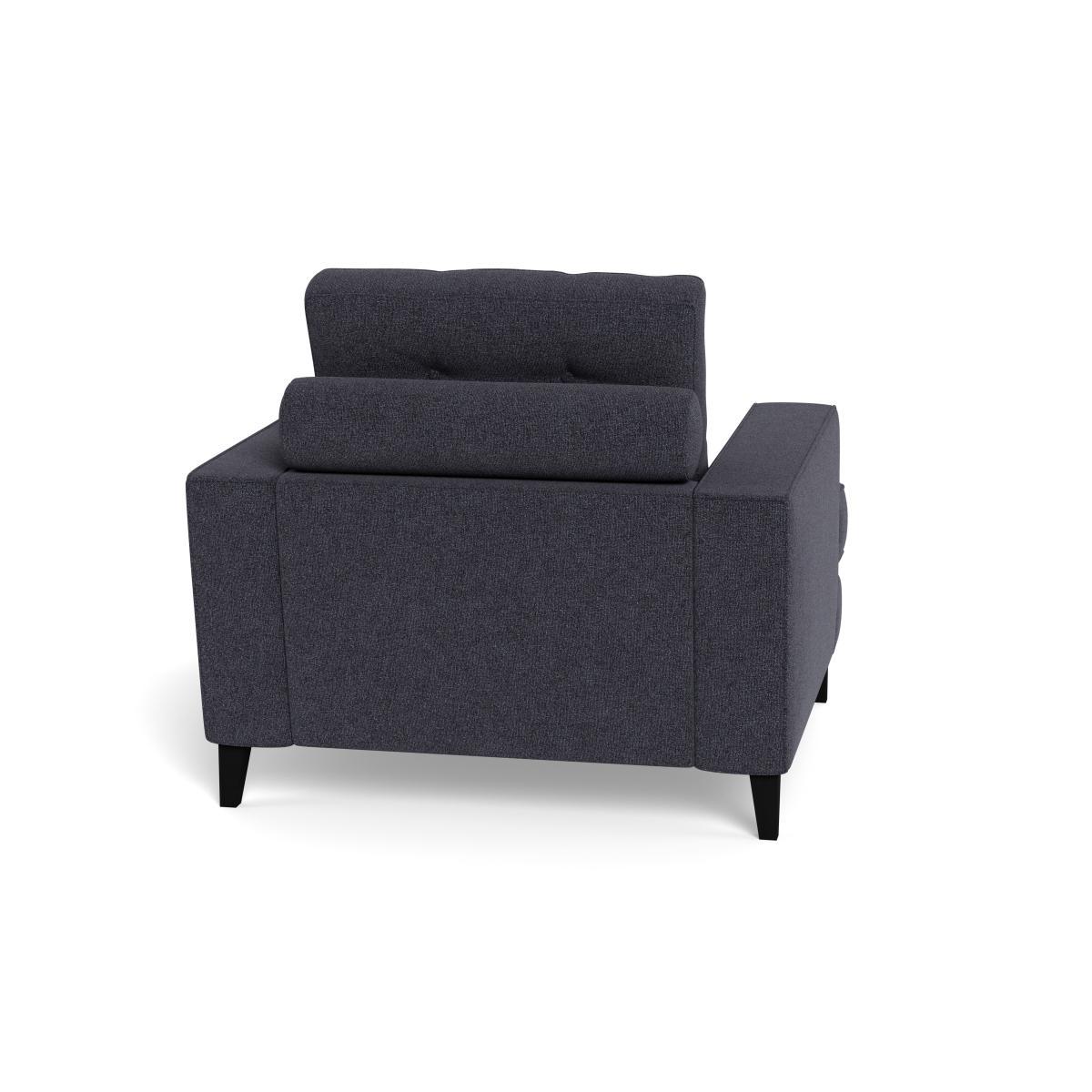 Heal's Mistral Armchair Texture Soot Natural Feet - Heal's UK Furniture – image 5