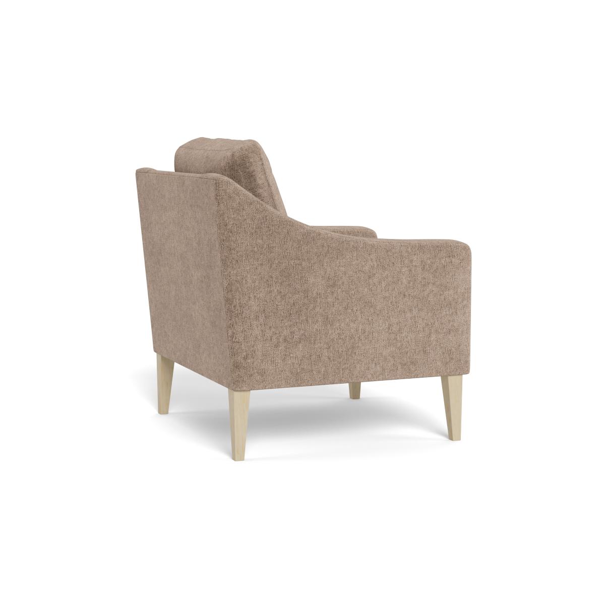 Heal's Richmond Armchair Boucle Velvet Rocky Natural Beech Feet – image 4