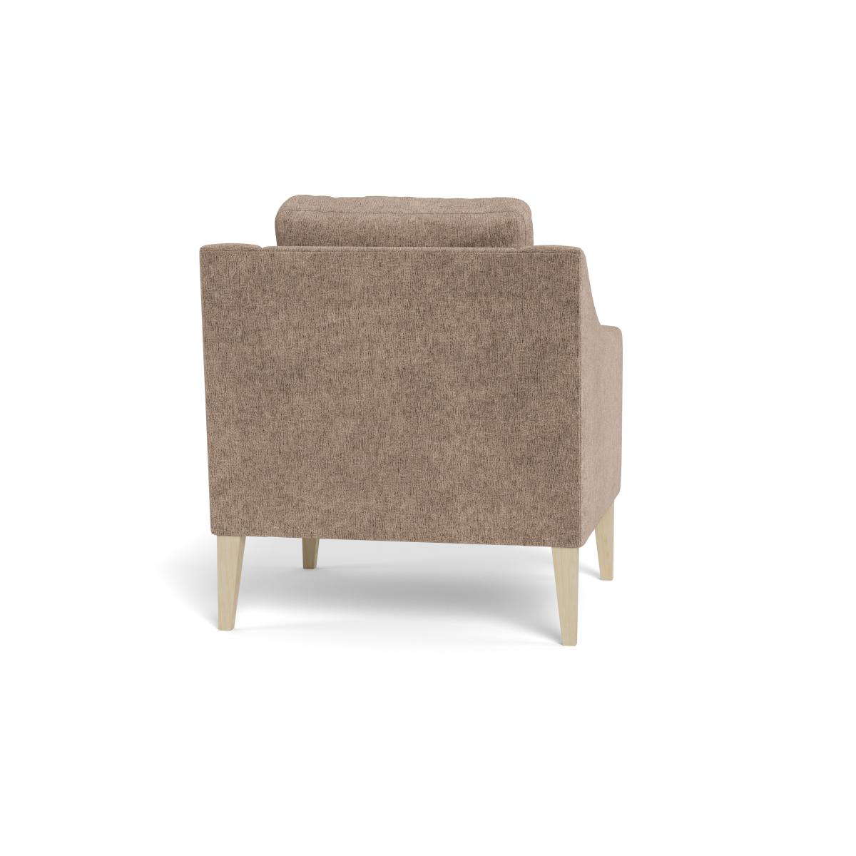 Heal's Richmond Armchair Boucle Velvet Rocky Natural Beech Feet – image 5