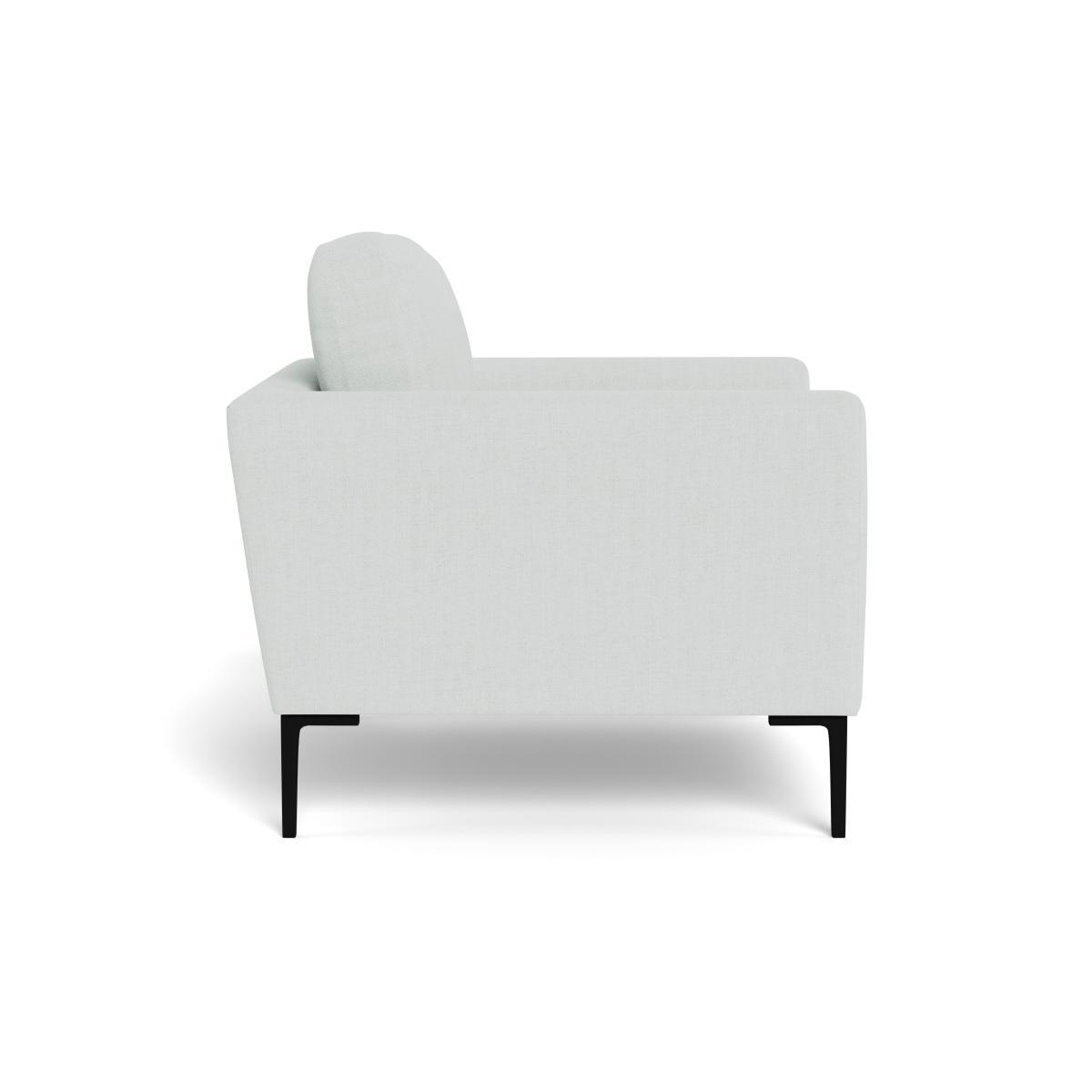 Heal's Eton Armchair Broad Weave Tin Black Feet - Heal's UK Furniture – image 3