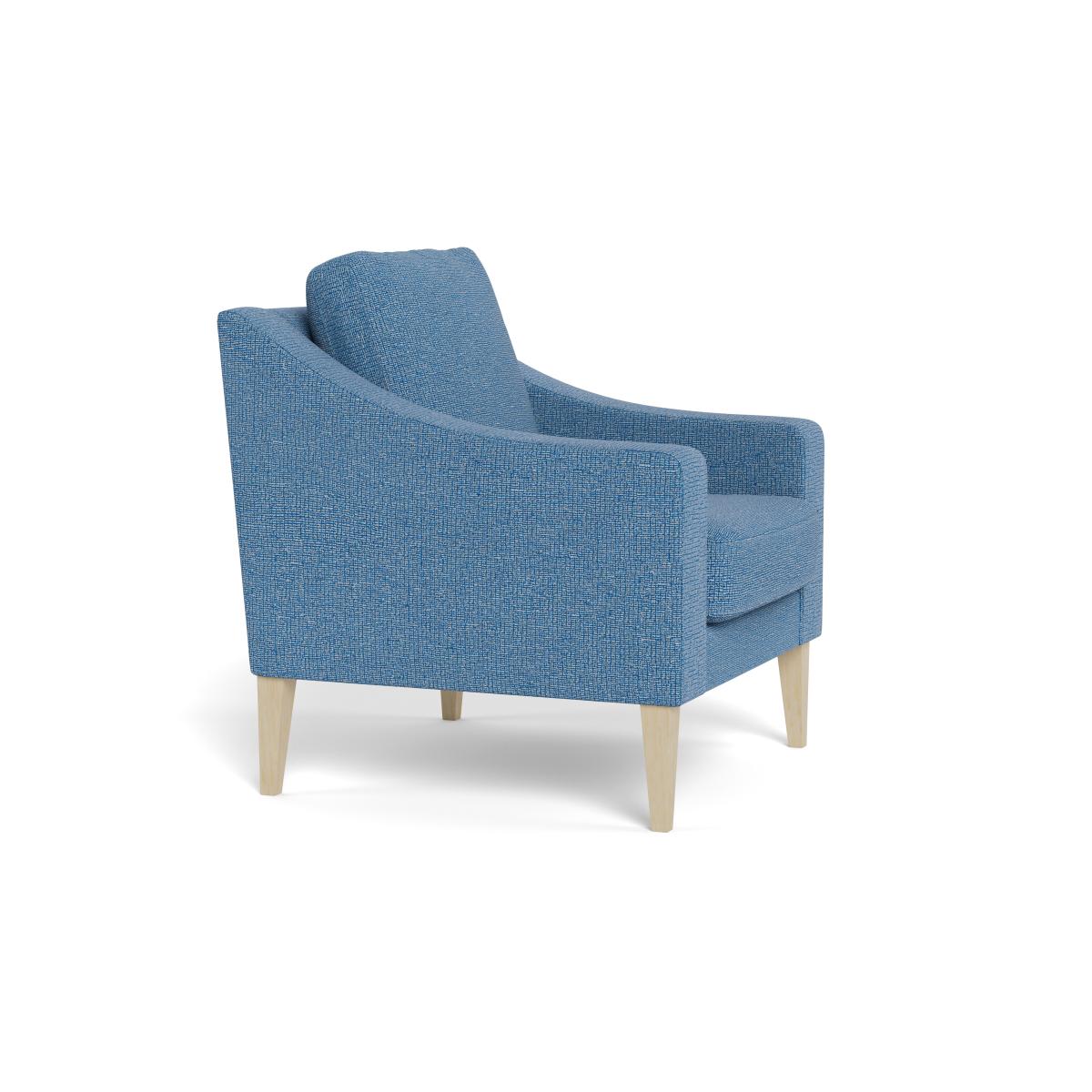 Heal's Richmond Armchair Tejo Cobalt Tinted Ash Feet – image 3