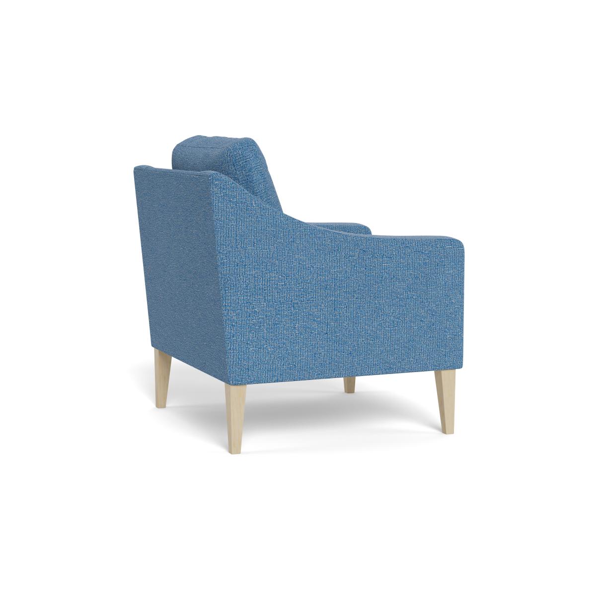 Heal's Richmond Armchair Tejo Cobalt Tinted Ash Feet – image 5