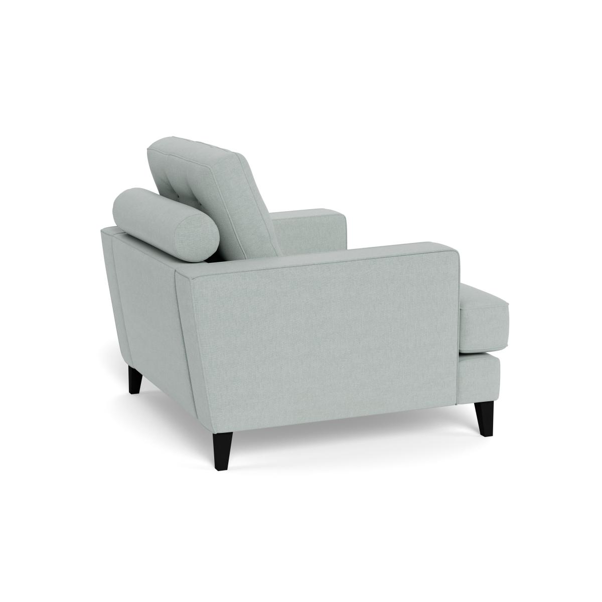 Heal's Mistral Armchair Brushed Cotton Oat Natural Feet – image 5