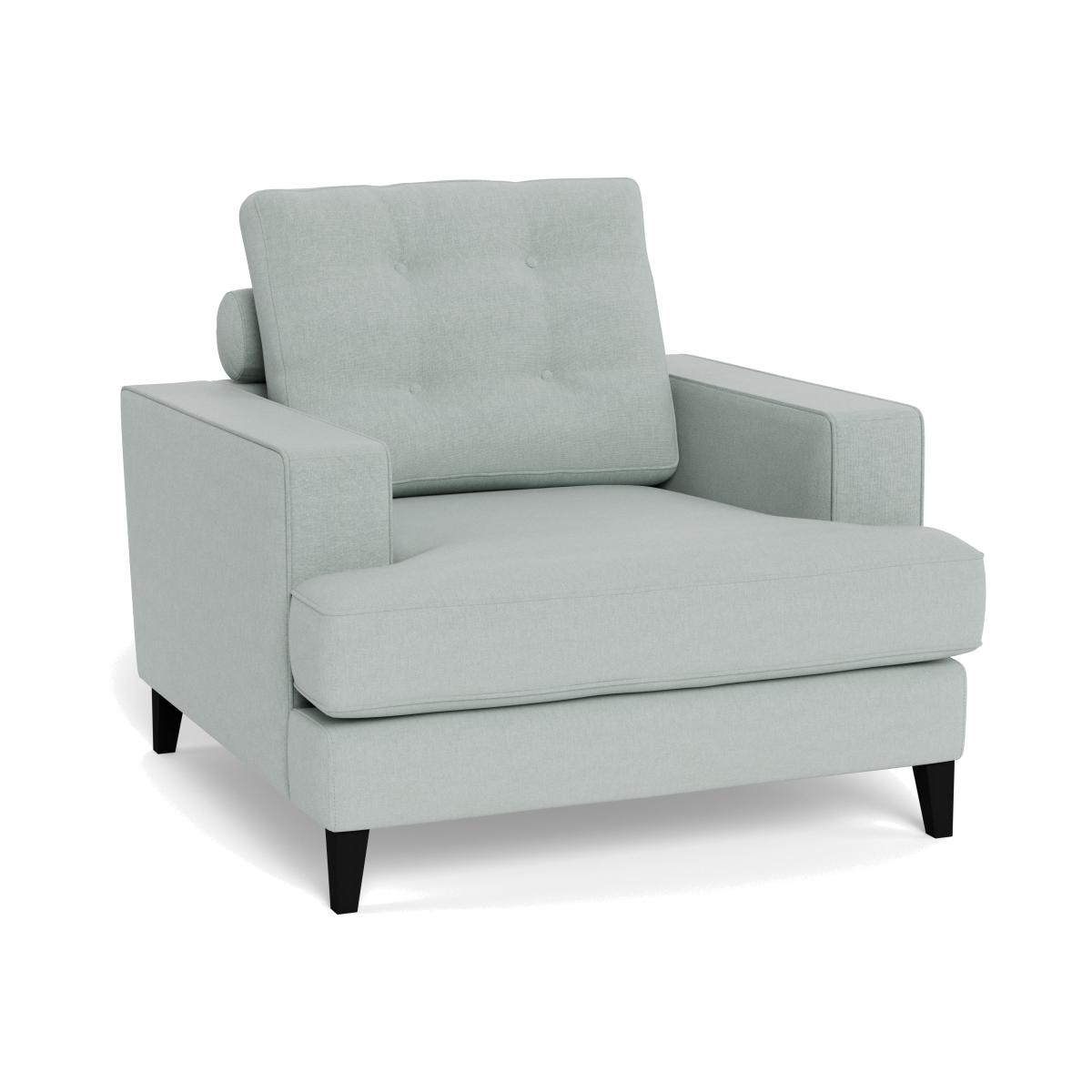 Heal's Mistral Armchair Brushed Cotton Oat Natural Feet – image 1
