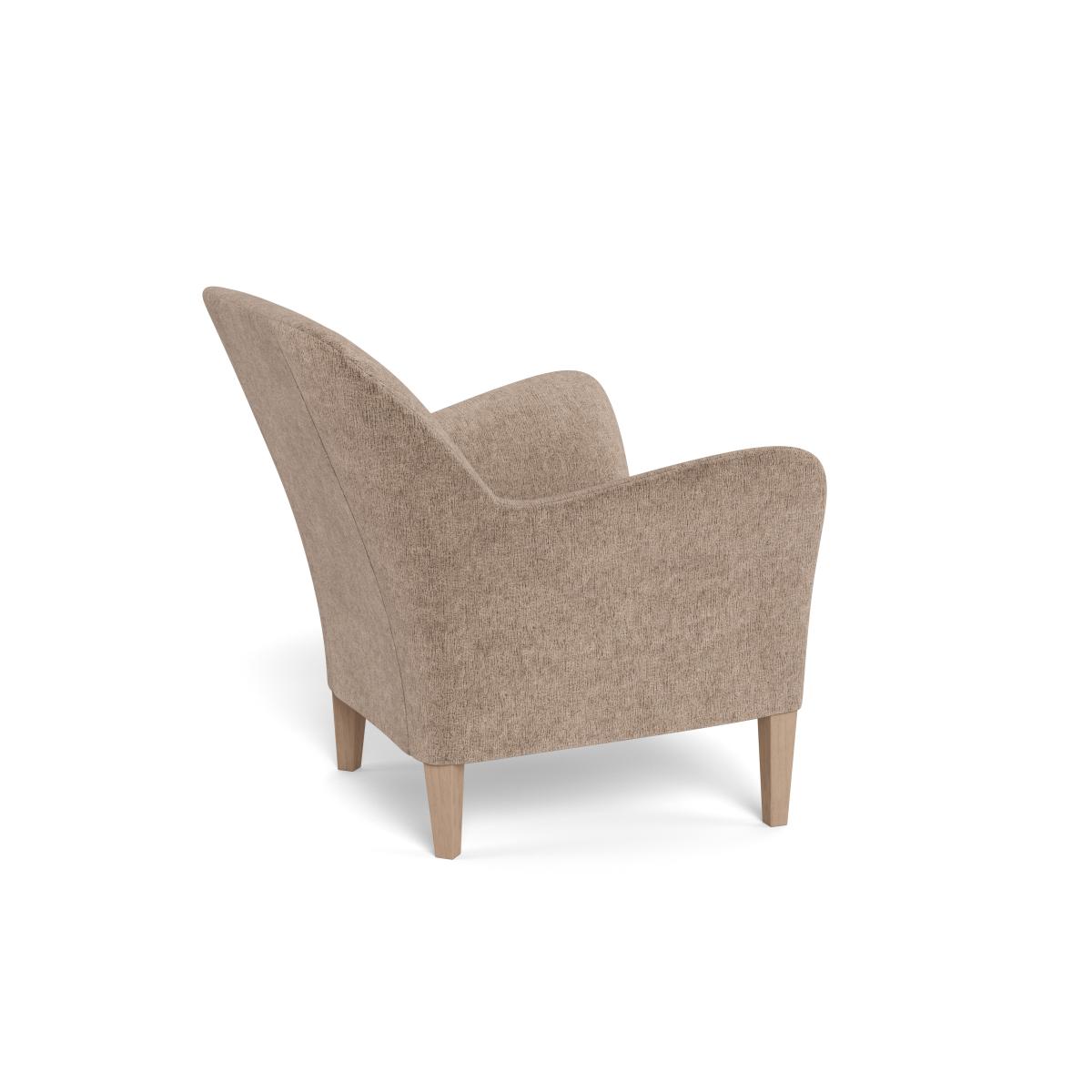 Heal's Wallis Armchair Boucle Velvet Rocky Black Feet – image 4
