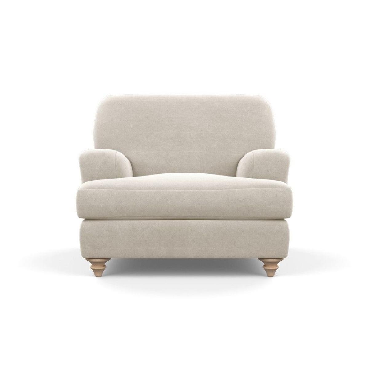 Heal's Hampstead Armchair Velvet Petrol Chestnut Stain Feet - Heal's UK Furniture – image 104