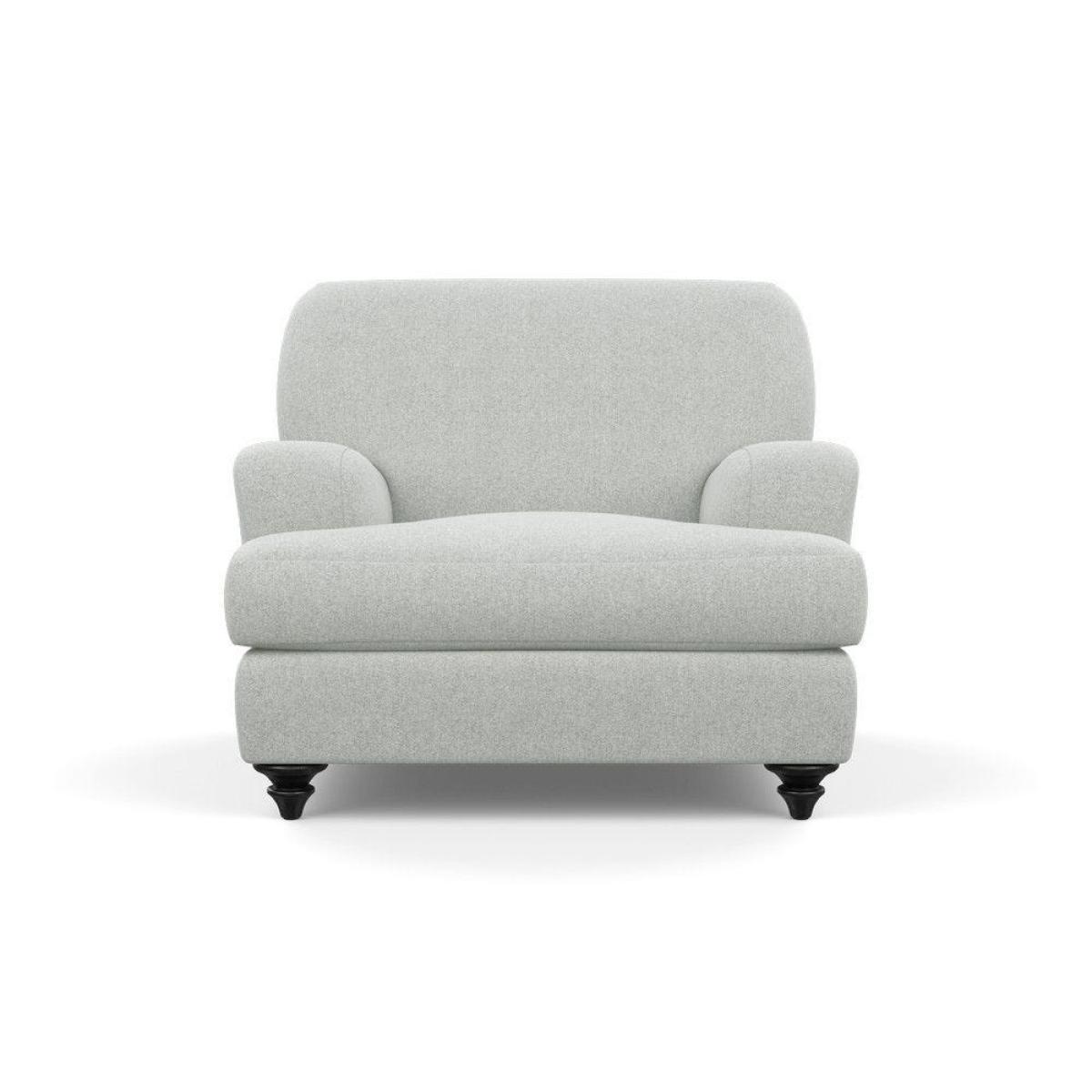 Heal's Hampstead Armchair Velvet Petrol Chestnut Stain Feet - Heal's UK Furniture – image 107