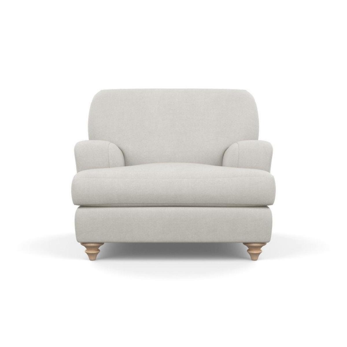Heal's Hampstead Armchair Velvet Petrol Chestnut Stain Feet - Heal's UK Furniture – image 23