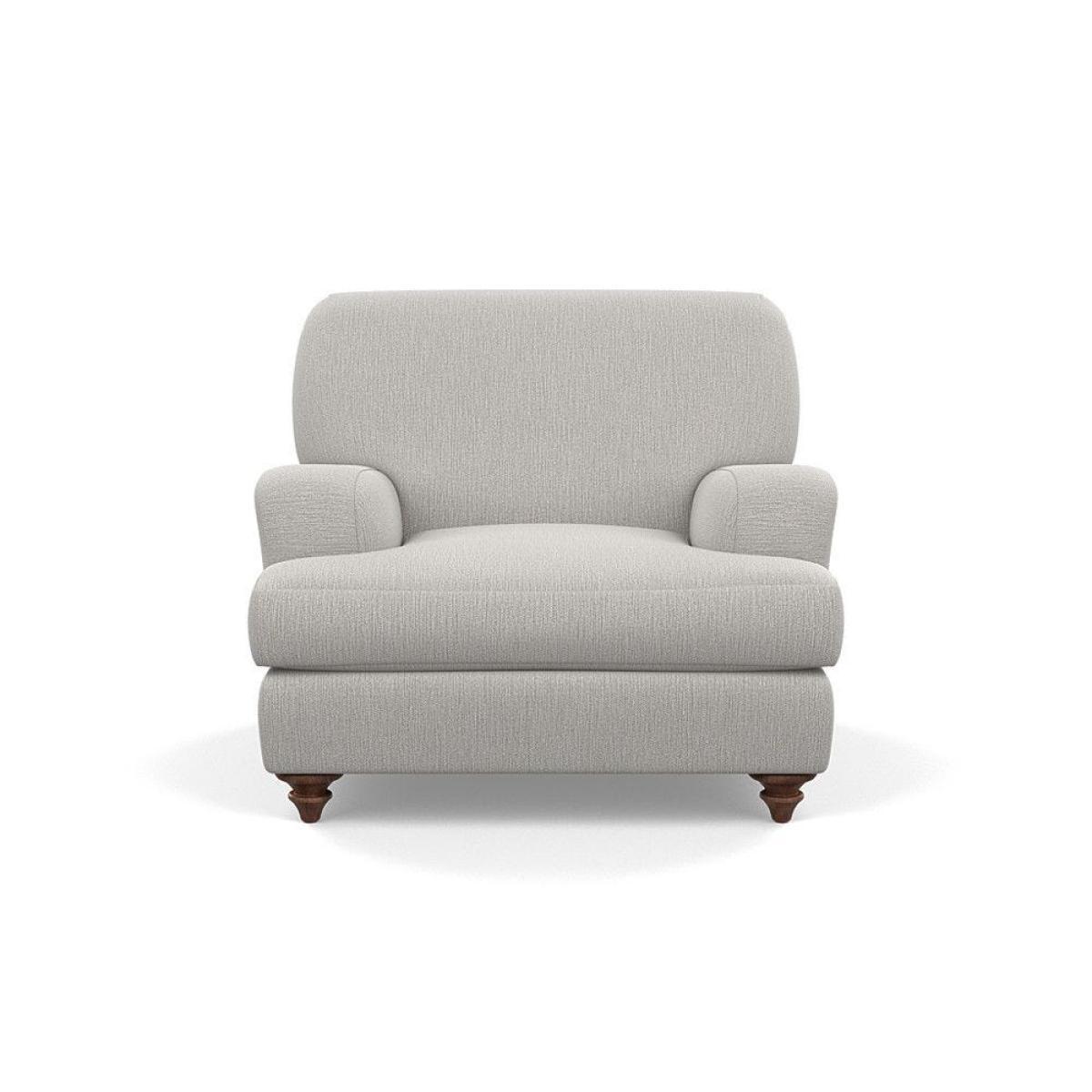 Heal's Hampstead Armchair Velvet Petrol Chestnut Stain Feet - Heal's UK Furniture – image 25