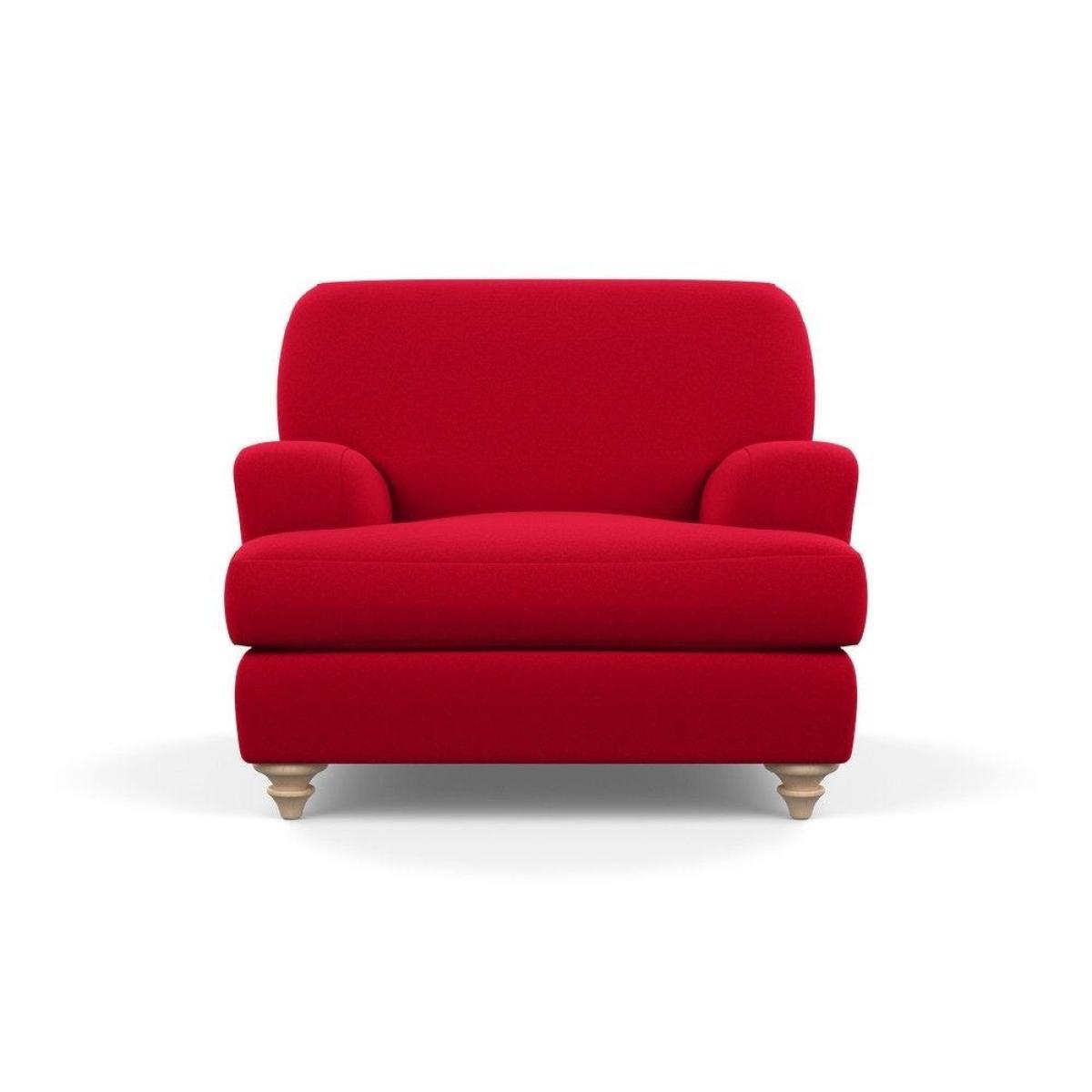 Heal's Hampstead Armchair Velvet Petrol Chestnut Stain Feet - Heal's UK Furniture – image 27