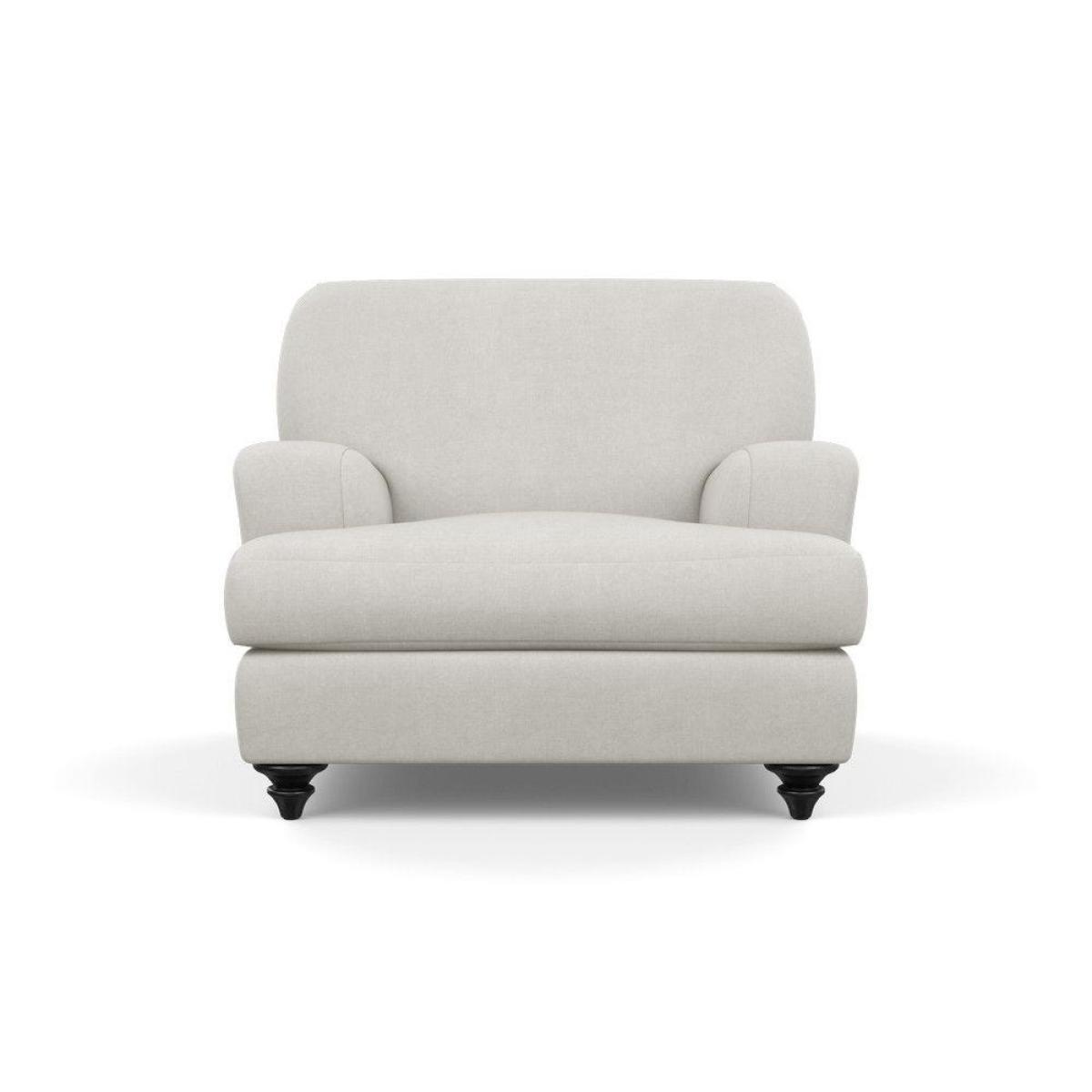 Heal's Hampstead Armchair Velvet Petrol Chestnut Stain Feet - Heal's UK Furniture – image 28