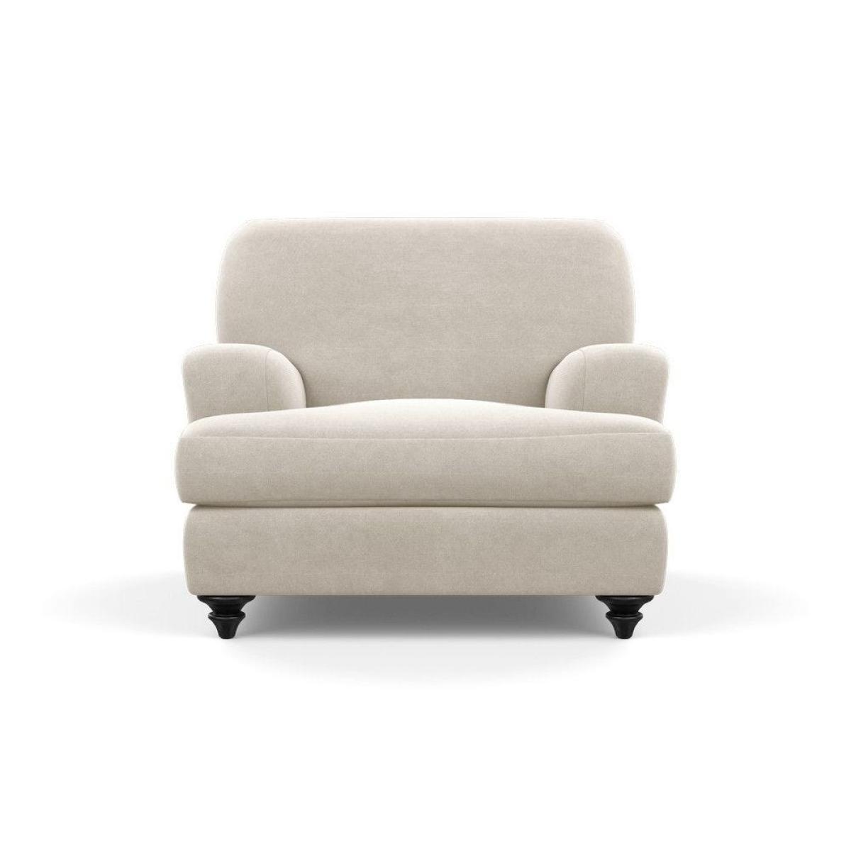 Heal's Hampstead Armchair Velvet Petrol Chestnut Stain Feet - Heal's UK Furniture – image 34