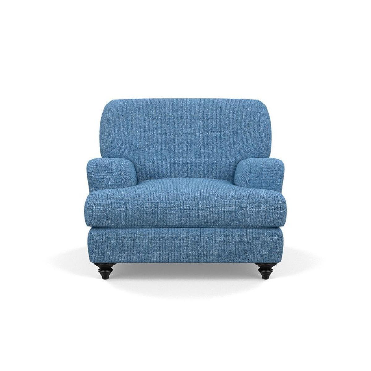 Heal's Hampstead Armchair Velvet Petrol Chestnut Stain Feet - Heal's UK Furniture – image 41