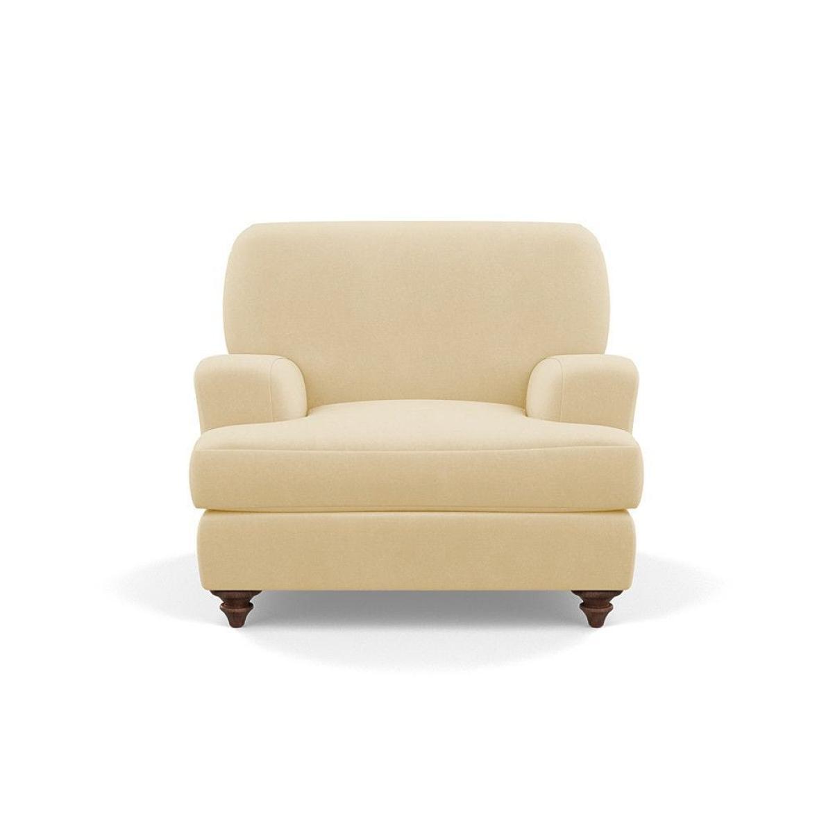 Heal's Hampstead Armchair Velvet Petrol Chestnut Stain Feet - Heal's UK Furniture – image 50