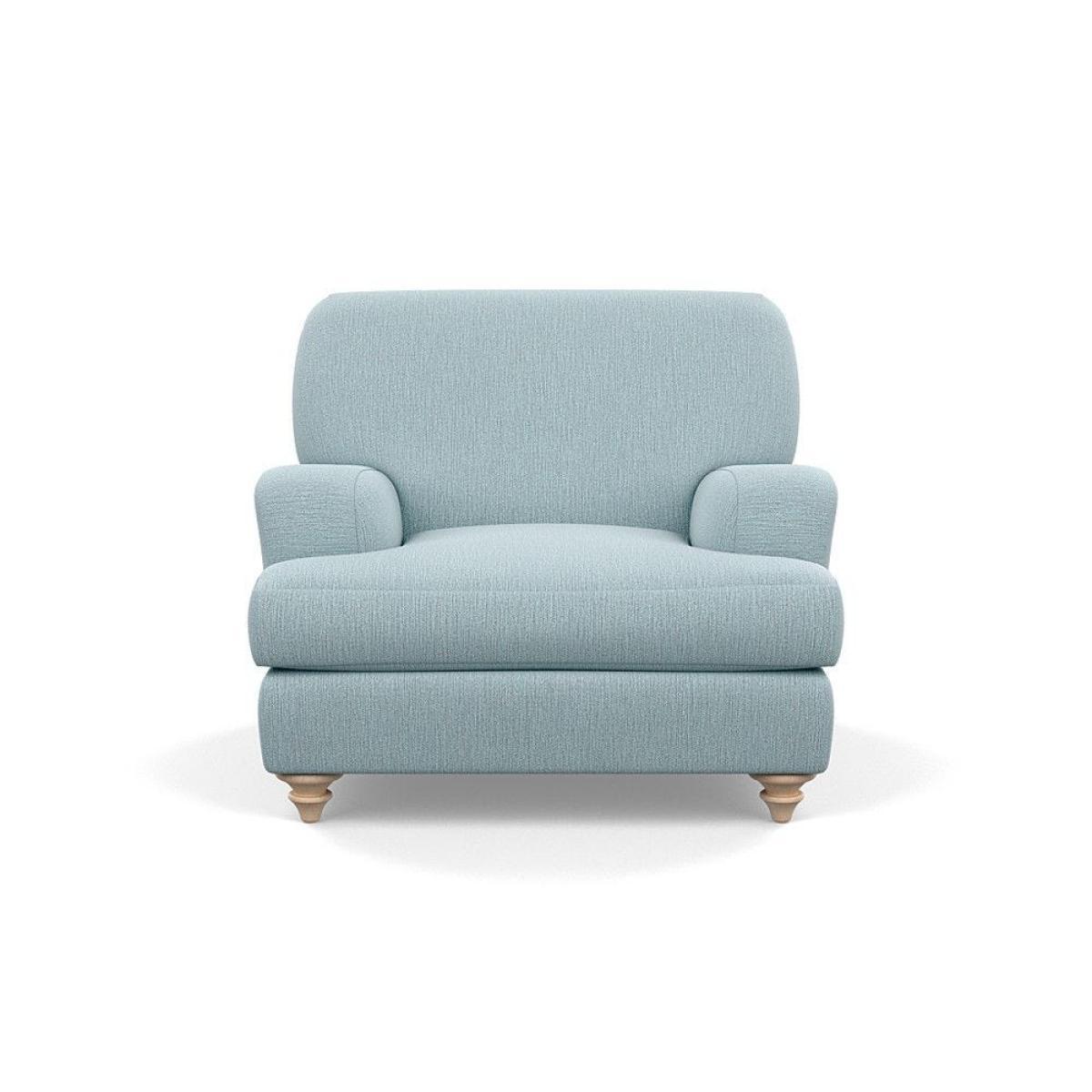 Heal's Hampstead Armchair Velvet Petrol Chestnut Stain Feet - Heal's UK Furniture – image 53