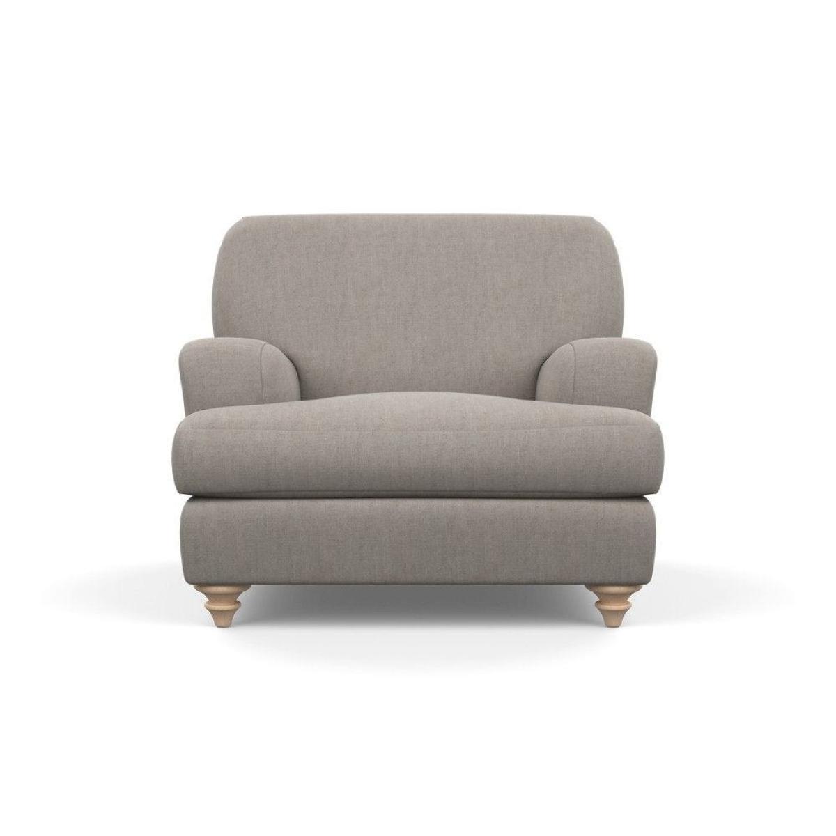 Heal's Hampstead Armchair Velvet Petrol Chestnut Stain Feet - Heal's UK Furniture – image 70
