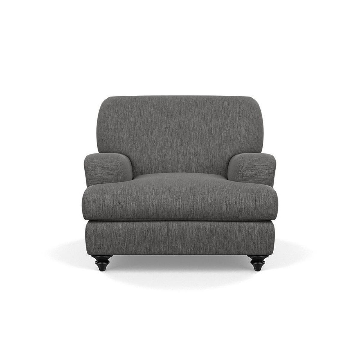 Heal's Hampstead Armchair Velvet Petrol Chestnut Stain Feet - Heal's UK Furniture – image 72