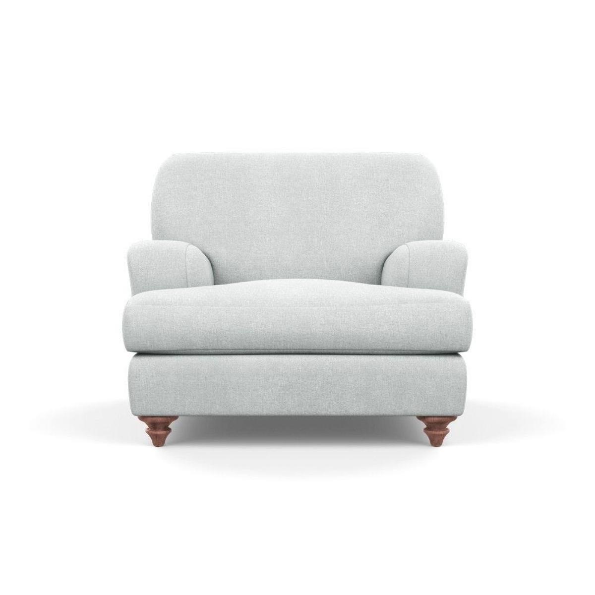 Heal's Hampstead Armchair Velvet Petrol Chestnut Stain Feet - Heal's UK Furniture – image 79