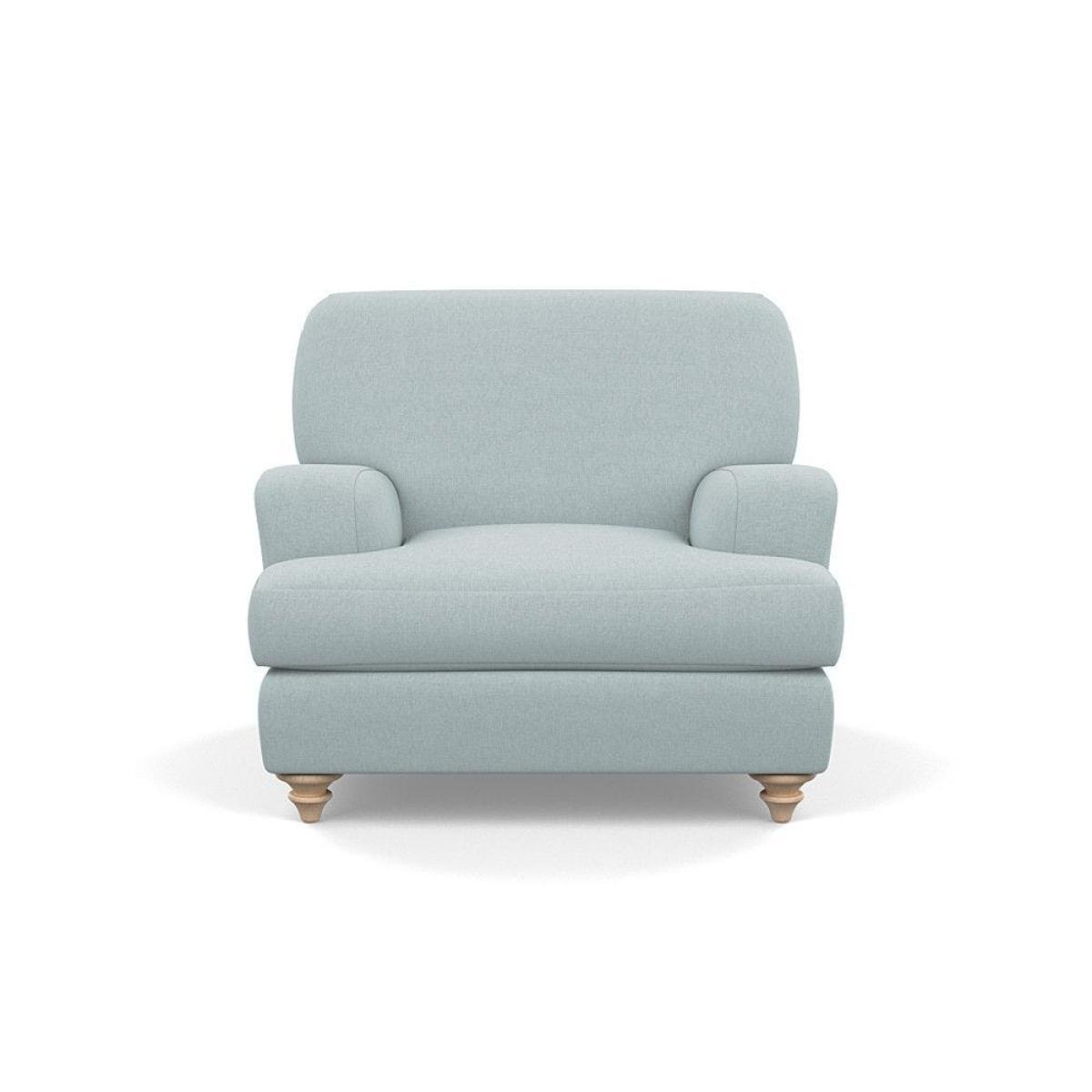 Heal's Hampstead Armchair Velvet Petrol Chestnut Stain Feet - Heal's UK Furniture – image 81