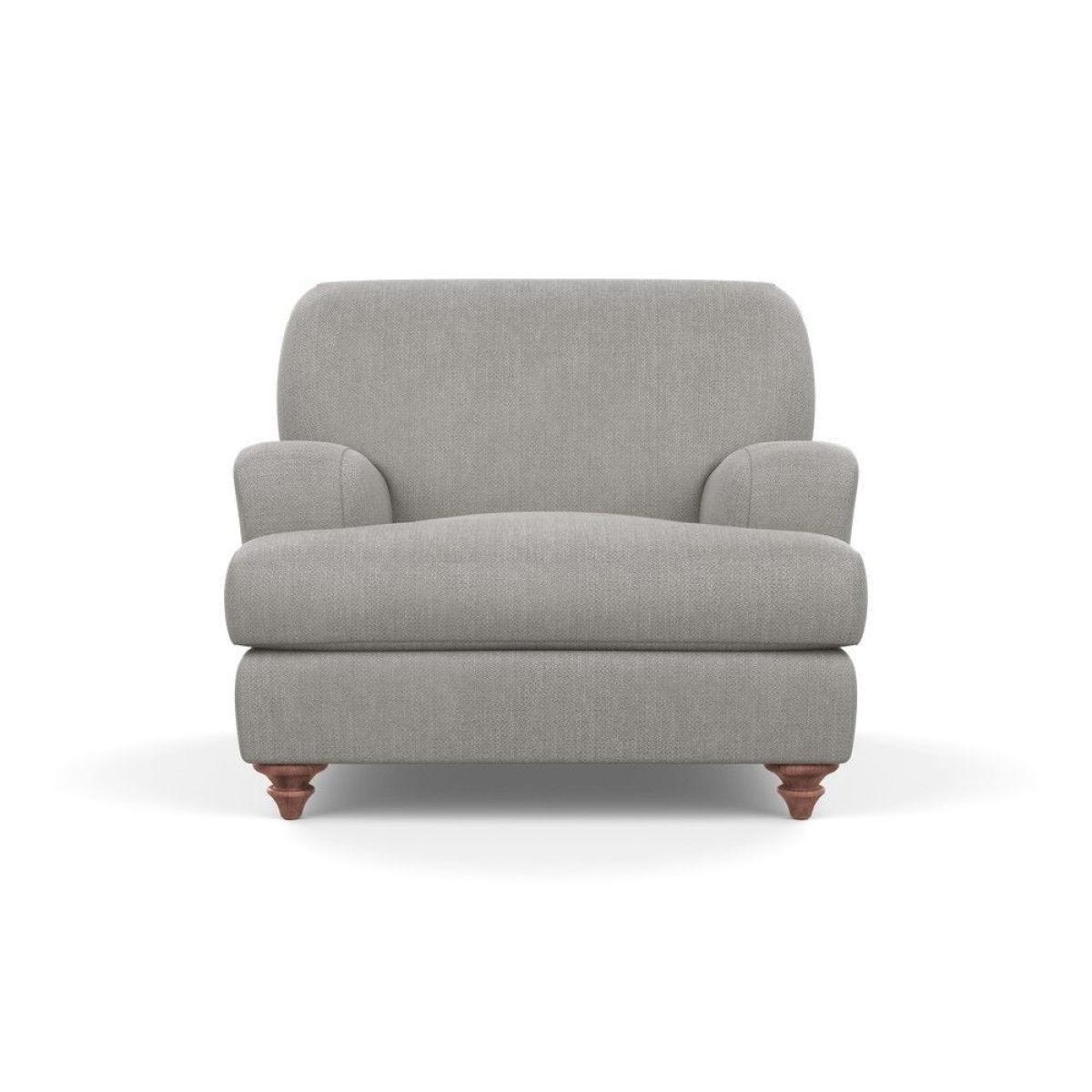 Heal's Hampstead Armchair Velvet Petrol Chestnut Stain Feet - Heal's UK Furniture – image 87