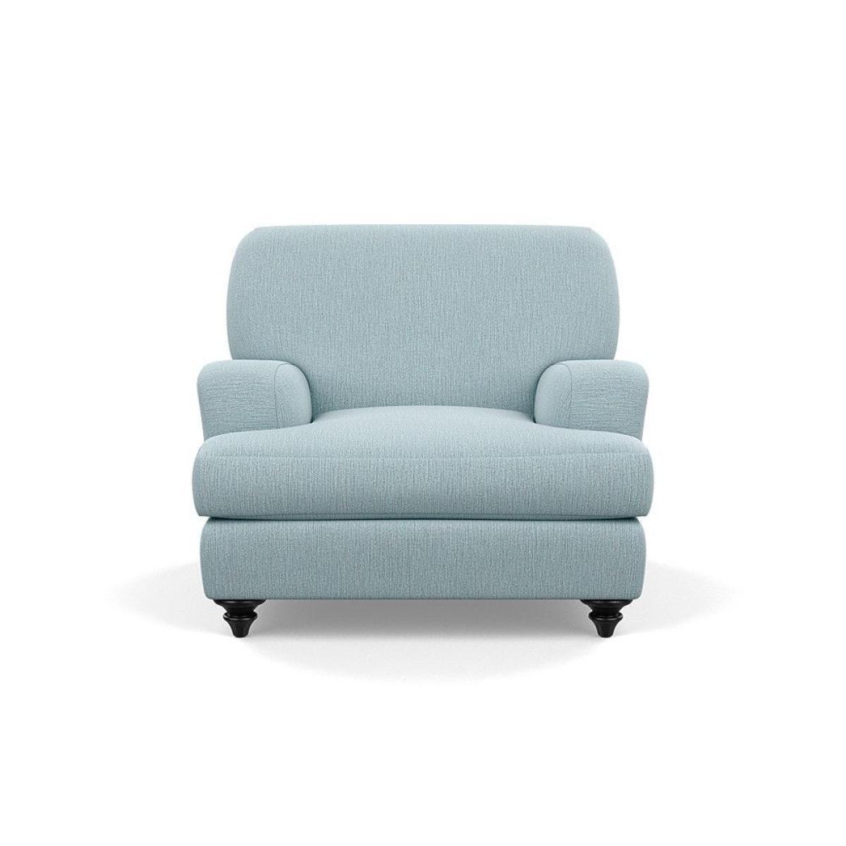 Heal's Hampstead Armchair Velvet Petrol Chestnut Stain Feet - Heal's UK Furniture – image 97
