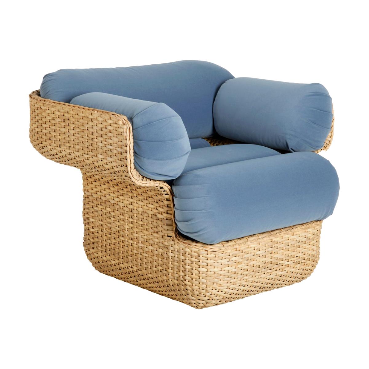 Gubi Basket Lounge Chair in Dedar Sunday 002
