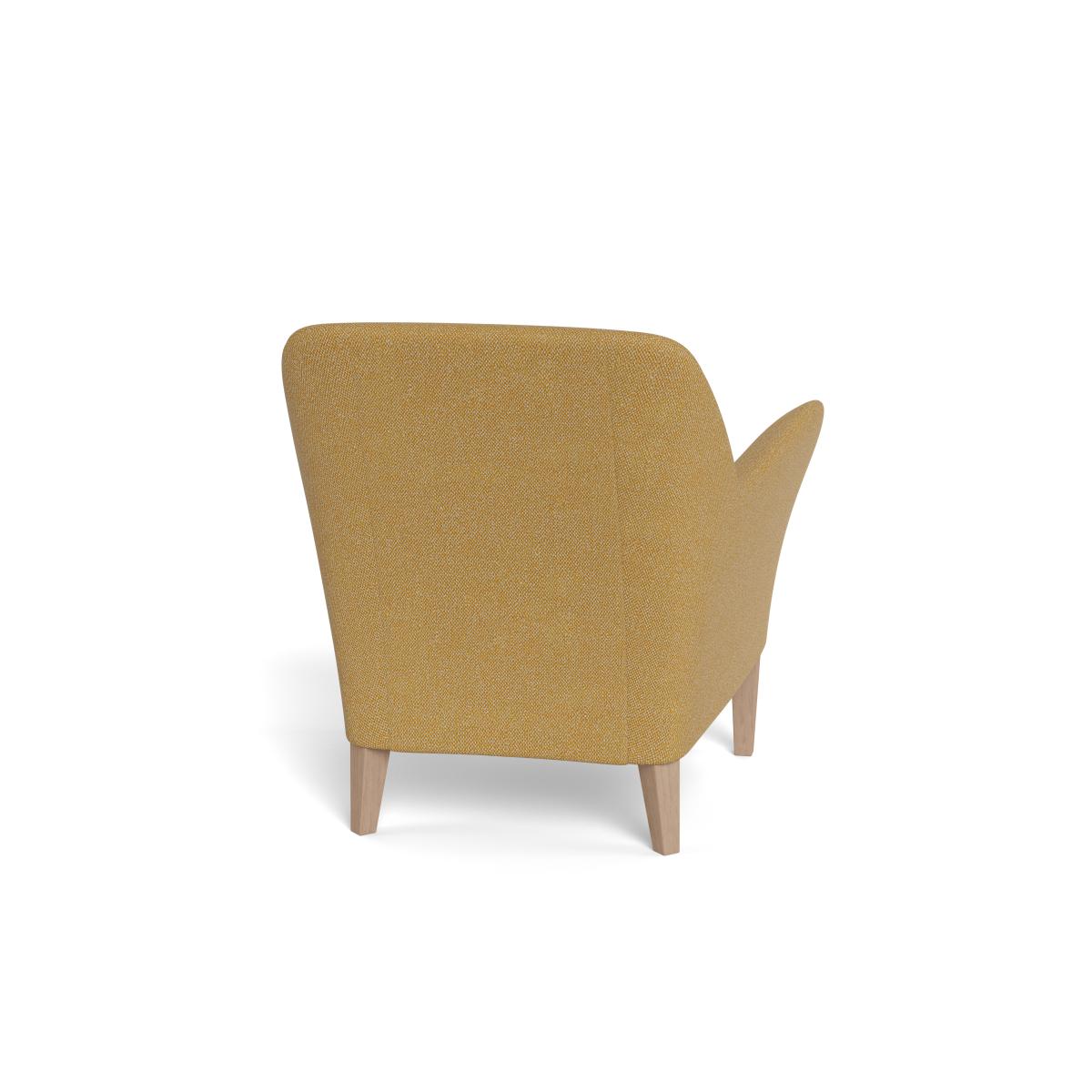 Heal's Wallis Armchair Boucle Tweed Citrine Black Feet – image 5