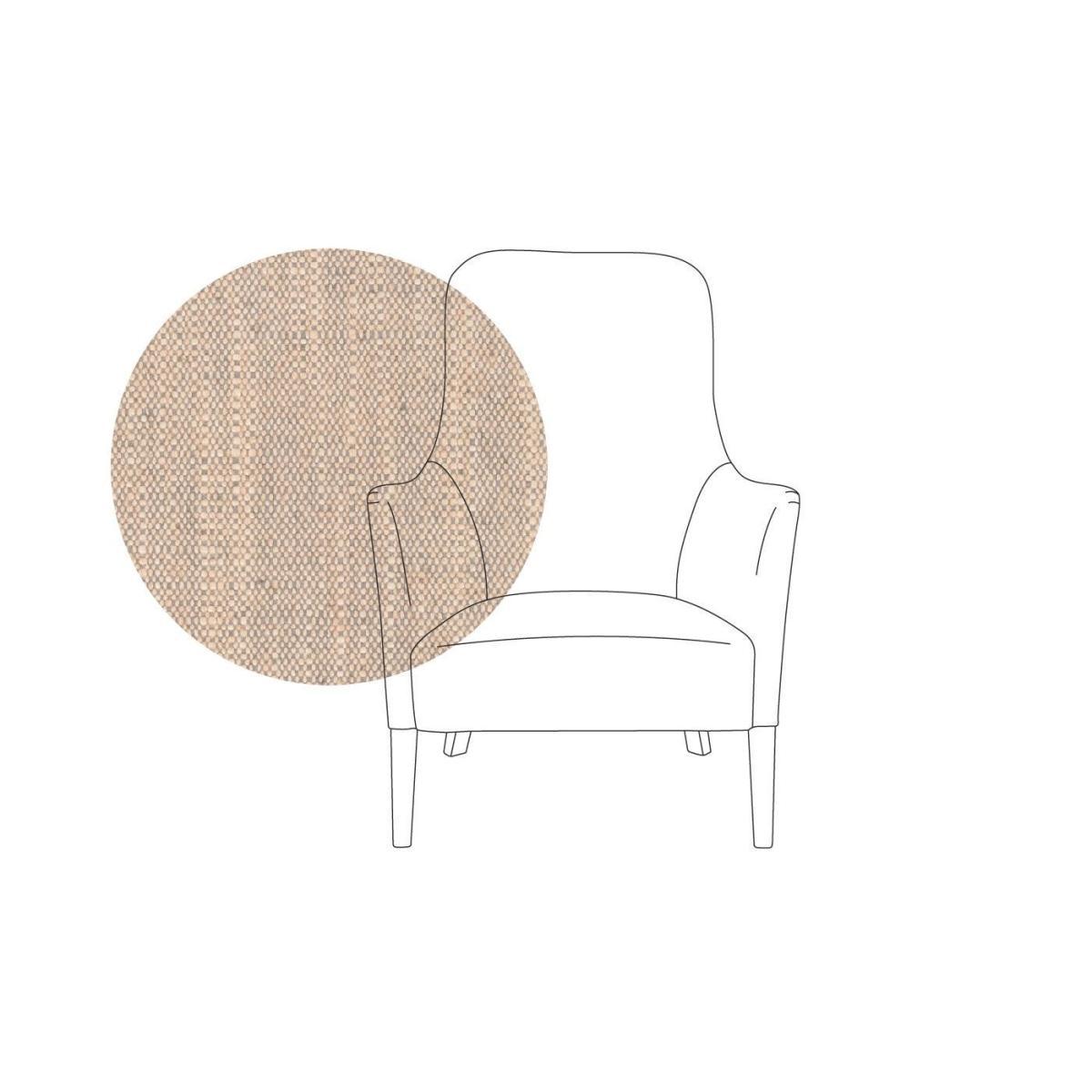 Heal's Pendel Armchair Cotton Grain Walnut Feet - Heal's UK Furniture – image 14