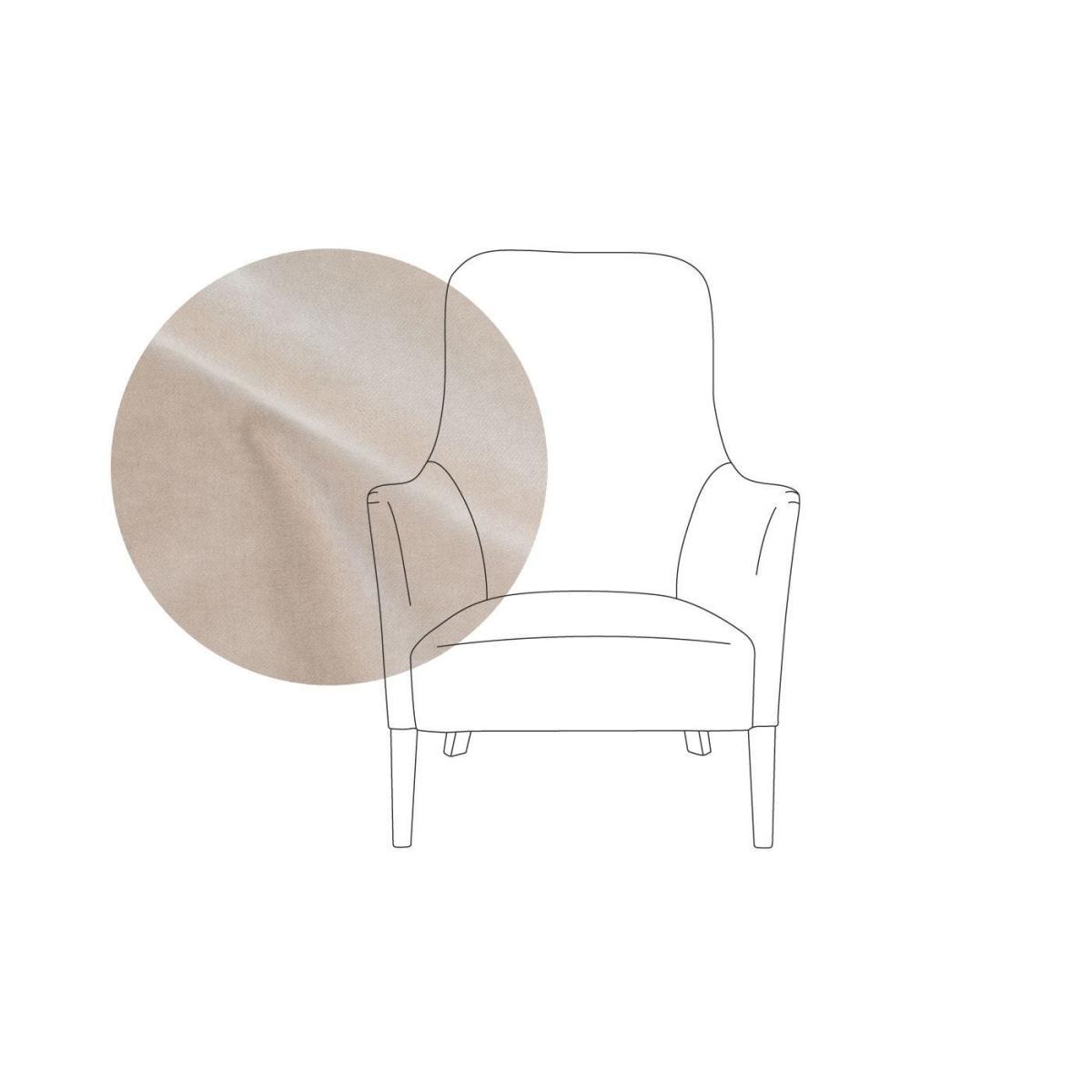 Heal's Pendel Armchair Cotton Grain Walnut Feet - Heal's UK Furniture – image 8
