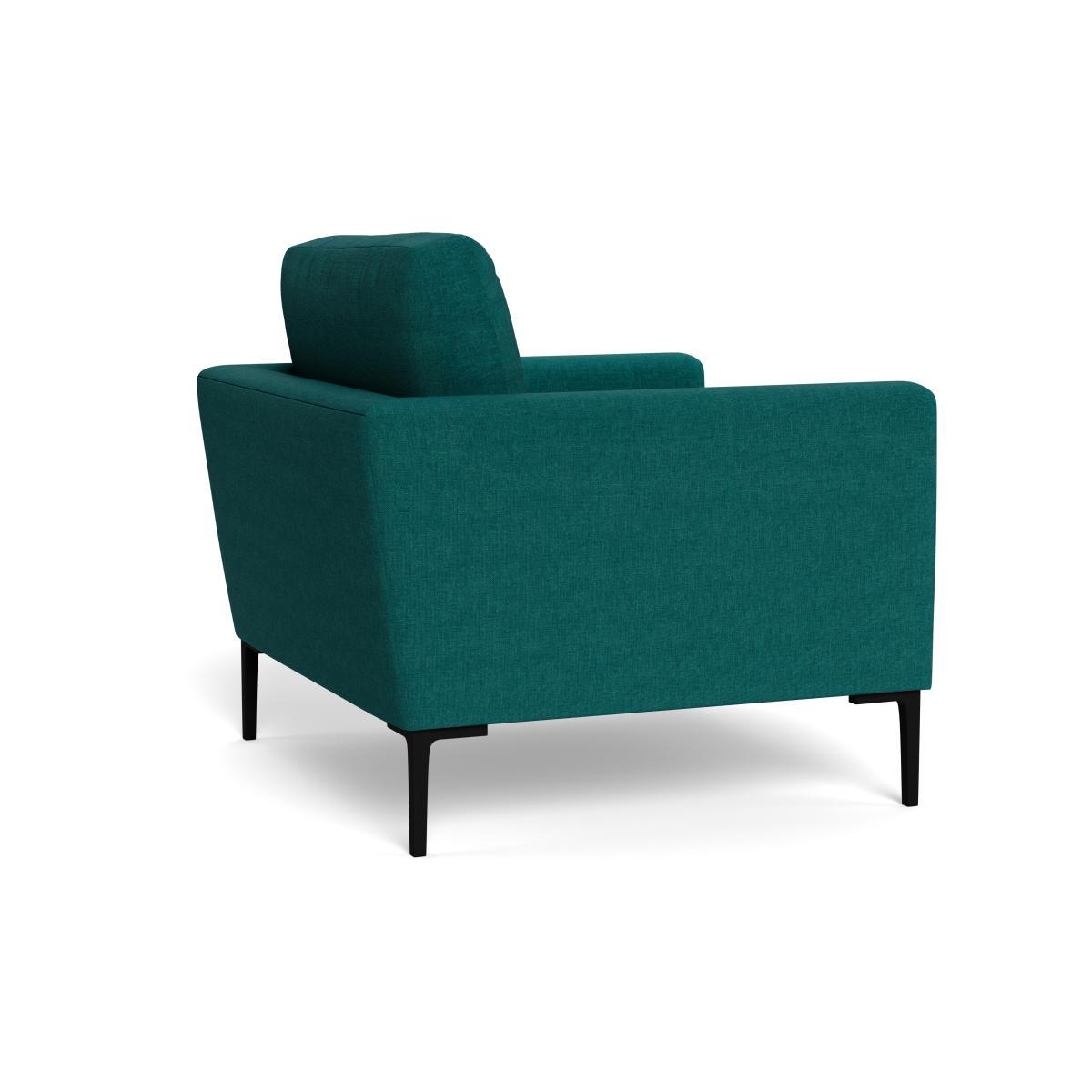 Heal's Eton Armchair Brushed Cotton Pine Black Feet - Heal's UK Furniture – image 4