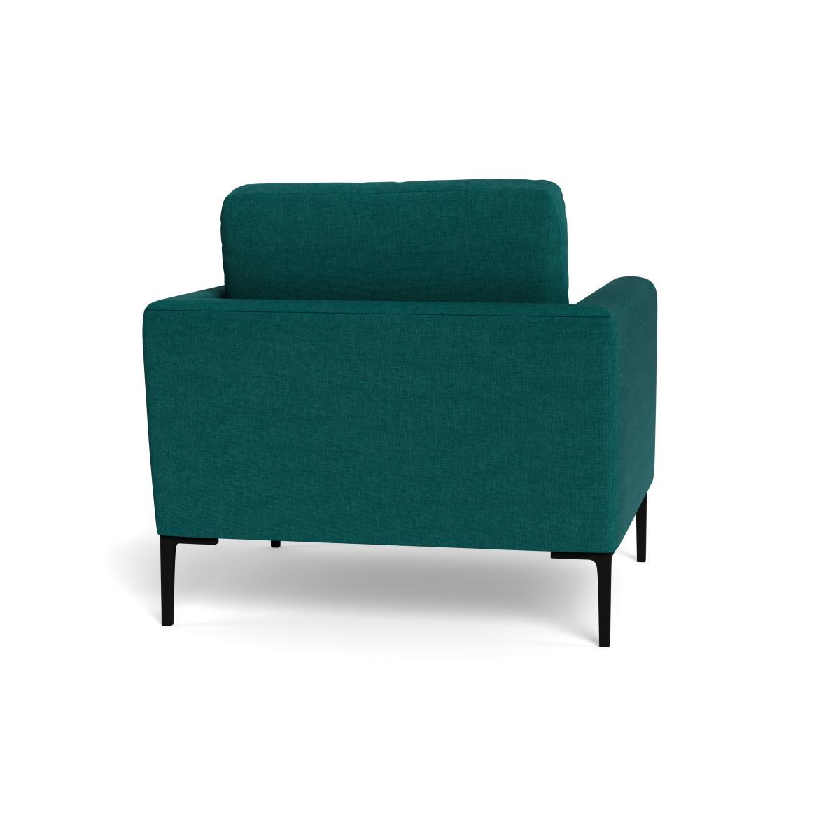 Heal's Eton Armchair Brushed Cotton Pine Black Feet - Heal's UK Furniture – image 5