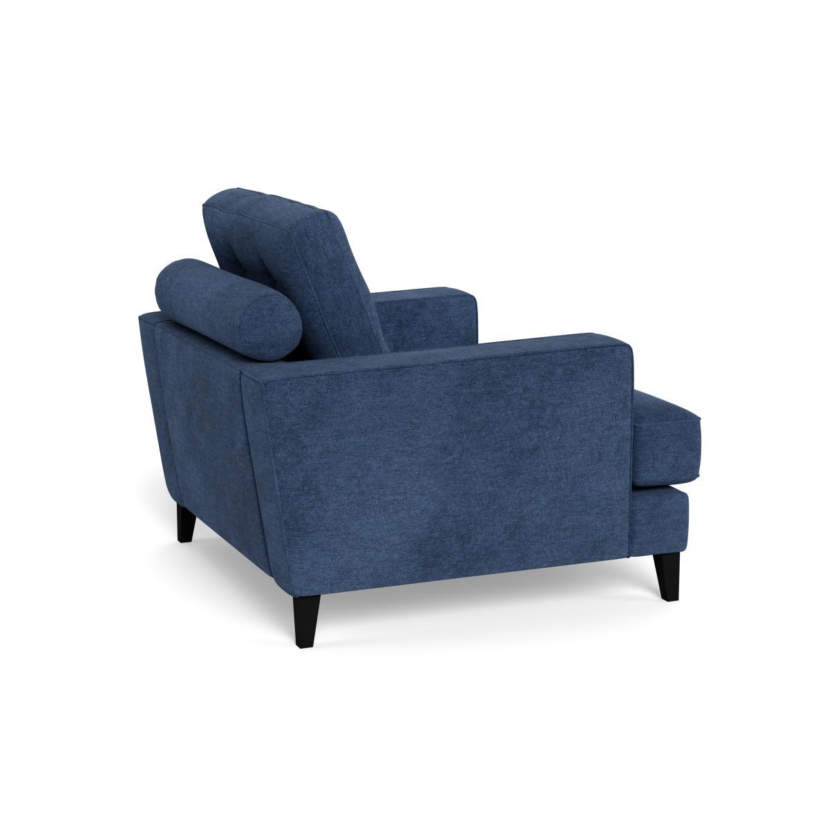 Heal's Mistral Armchair Broad Weave Lagoon Natural Feet - Heal's UK Furniture – image 4