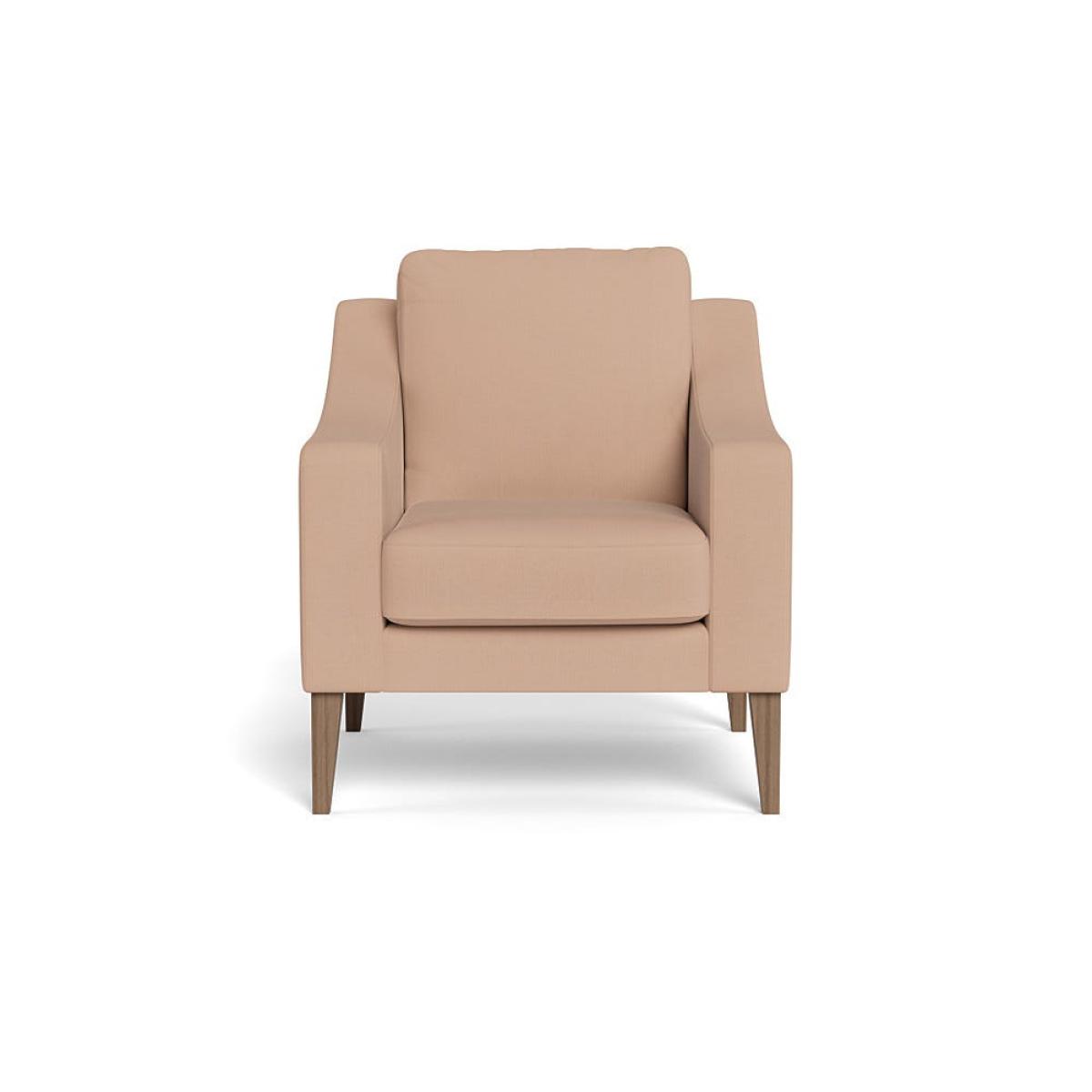 Heal's Richmond Armchair Capelo Linen-Cotton Rosedale Walnut Stained Feet – image 2